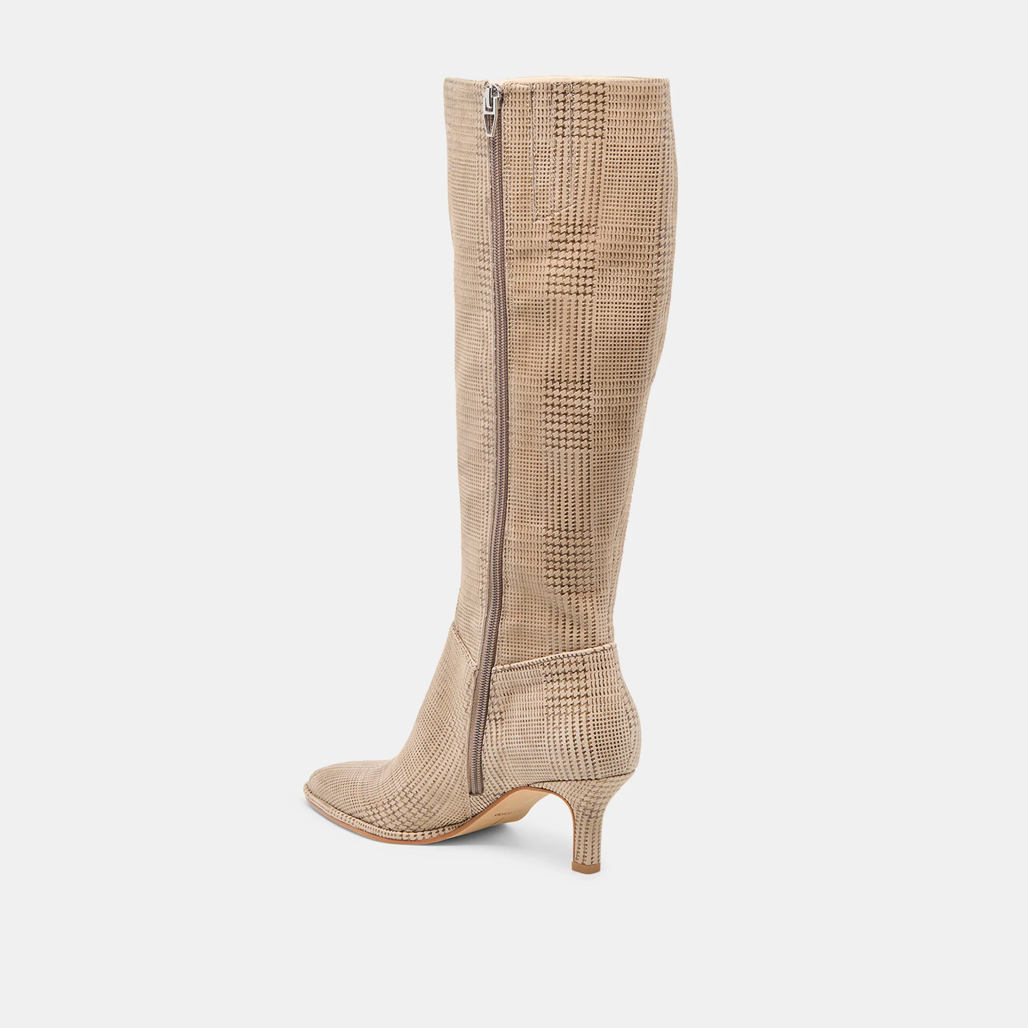 ALDY BOOTS HERRINGBONE PRINTED SUEDE - Image 7