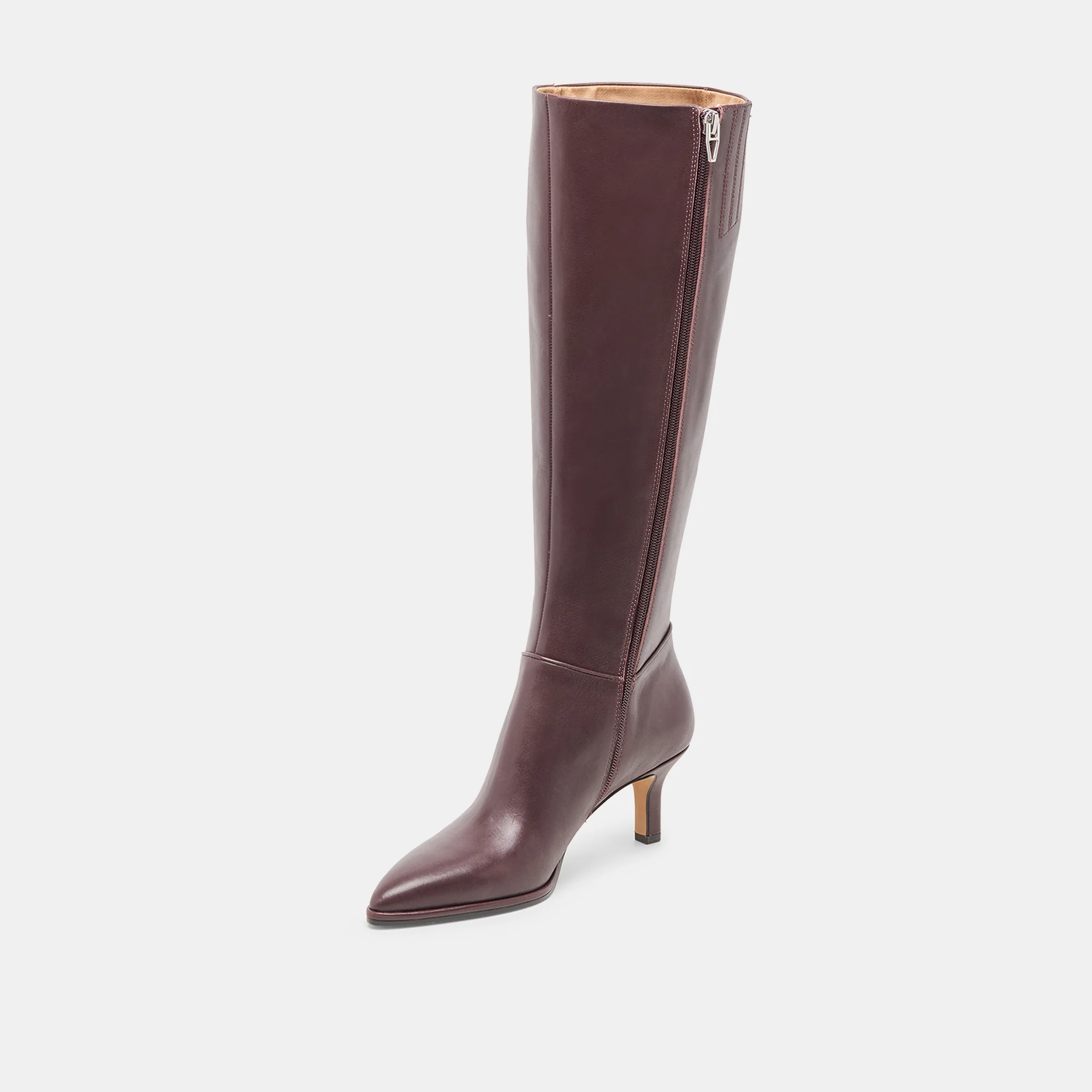 ALDY WIDE CALF BOOTS MULBERRY LEATHER - Image 5