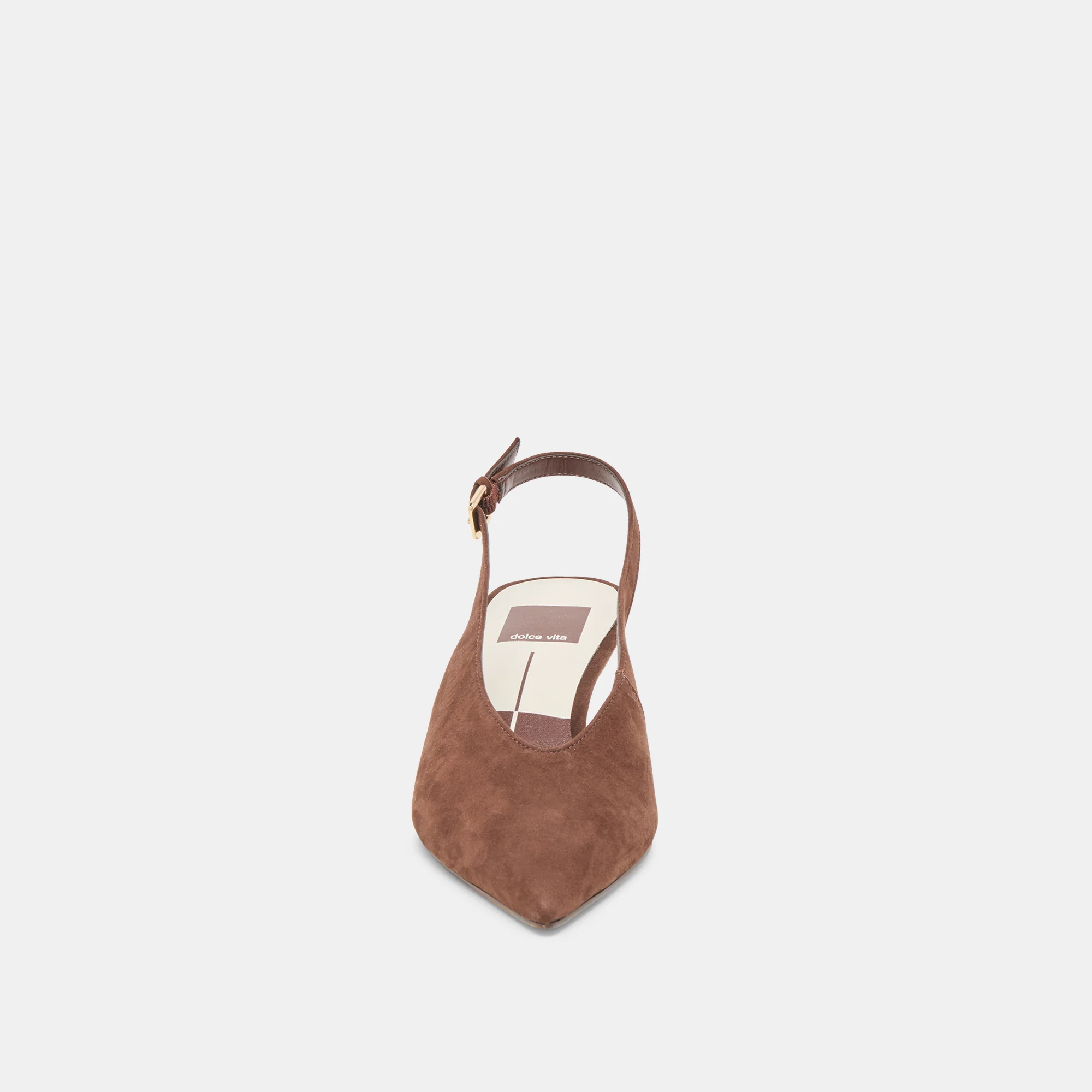 ALENNA HEELS DK BROWN SUEDE - Image 8