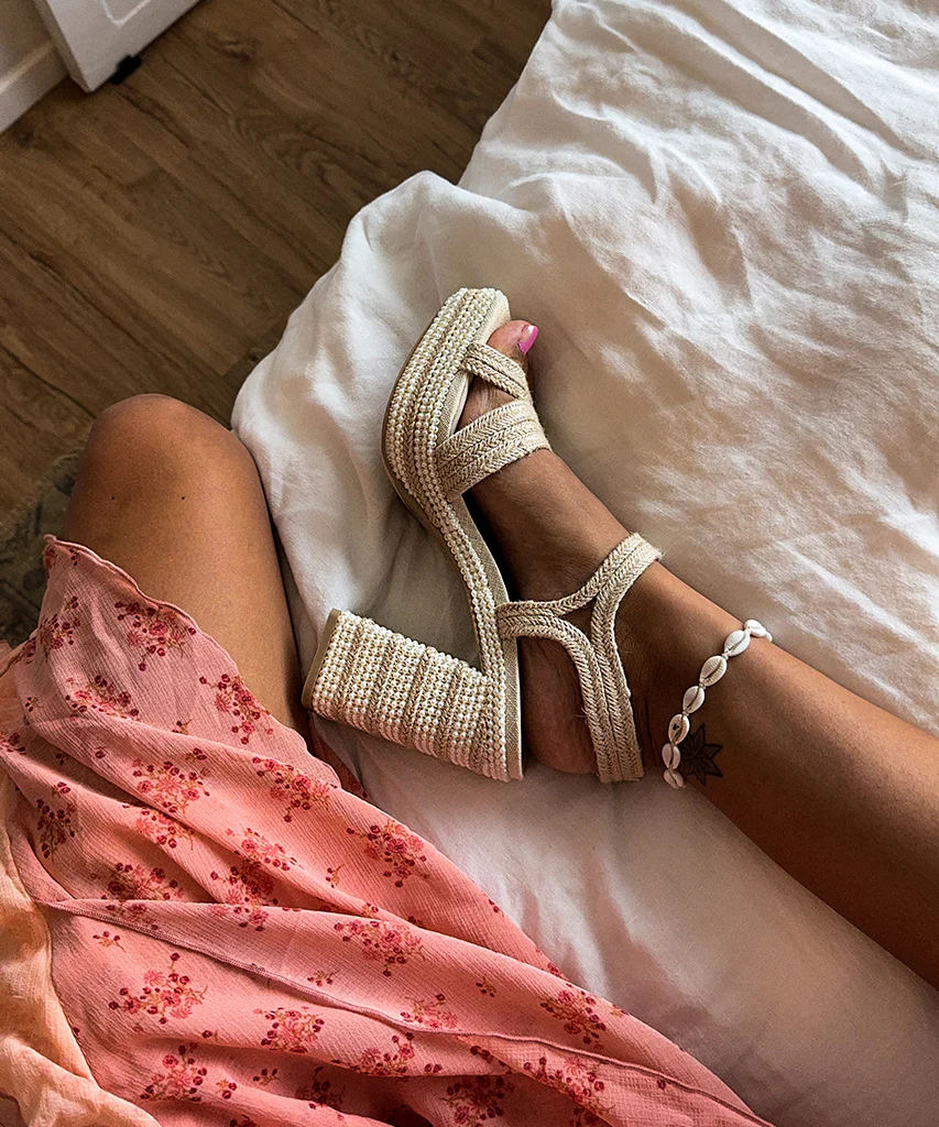 ANIRA PEARL HEELS IVORY PEARLS - Image 6