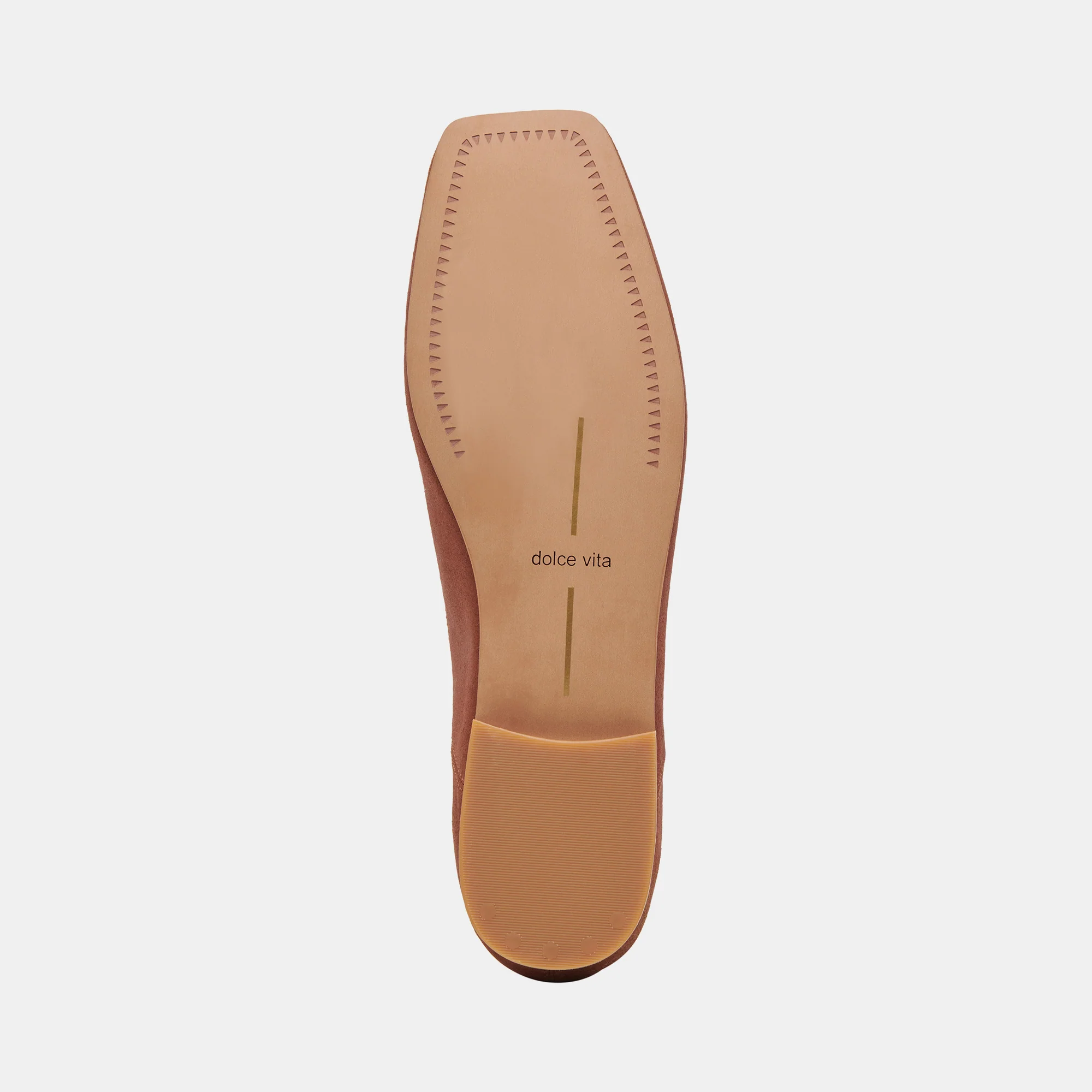 ANISA WIDE BALLET FLATS COPPER METALLIC SUEDE - Image 9