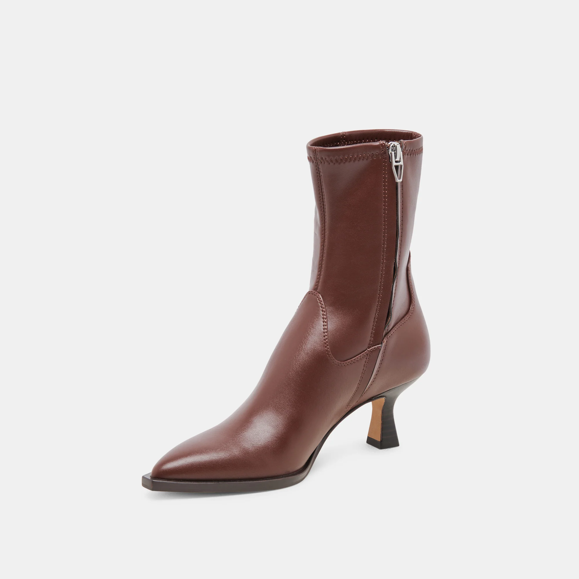 ARYA WIDE CALF BOOTS CHOCOLATE LEATHER - Image 4