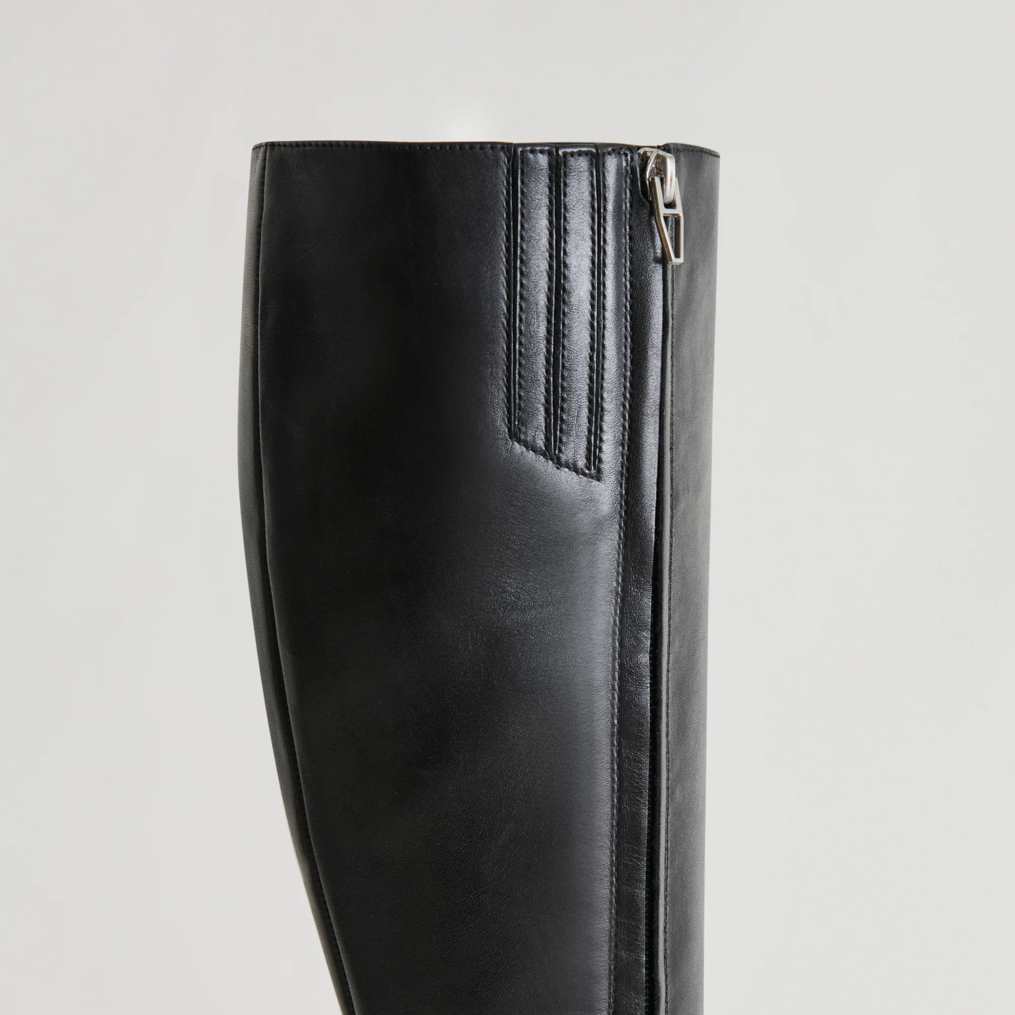 AUGGIE EXTRA WIDE CALF BOOTS BLACK LEATHER - Image 12