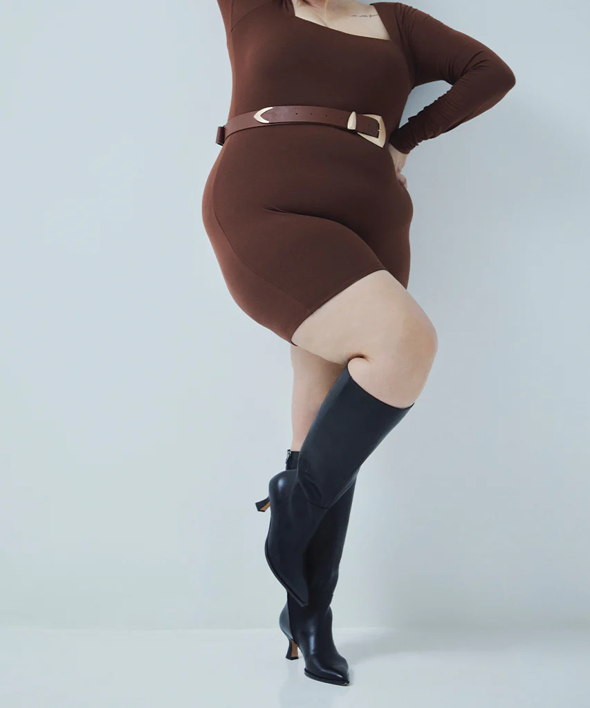 AUGGIE EXTRA WIDE CALF BOOTS BLACK LEATHER - Image 8