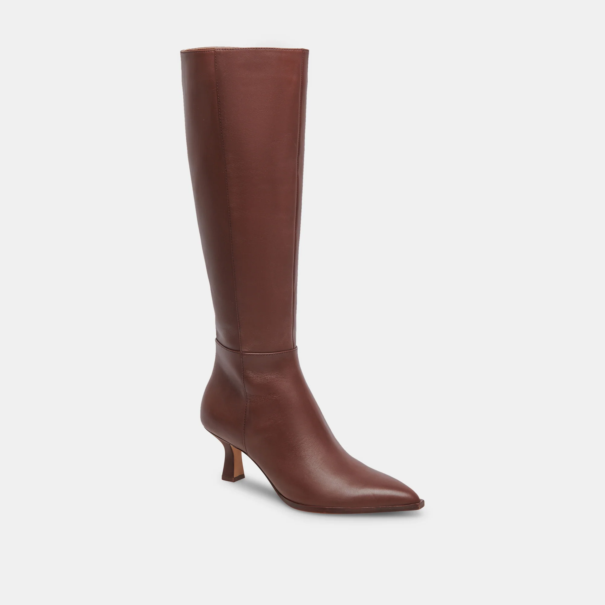 AUGGIE NARROW CALF BOOTS CHOCOLATE LEATHER - Image 3