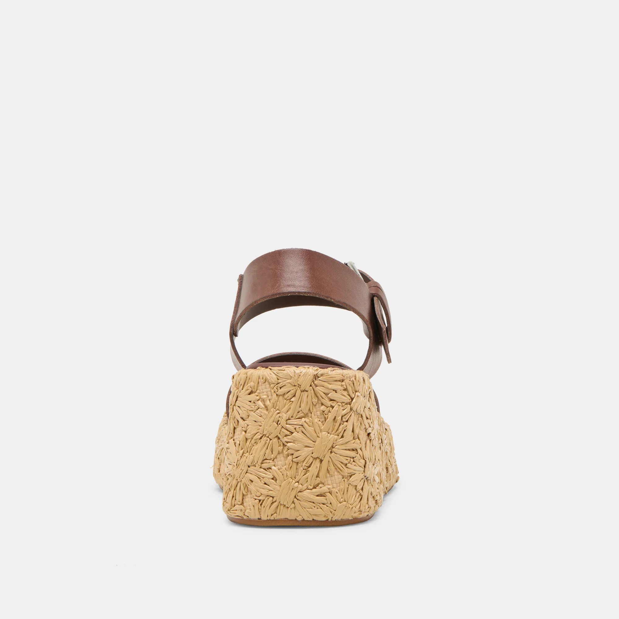 AURI WEDGES DK BROWN LEATHER - Image 7