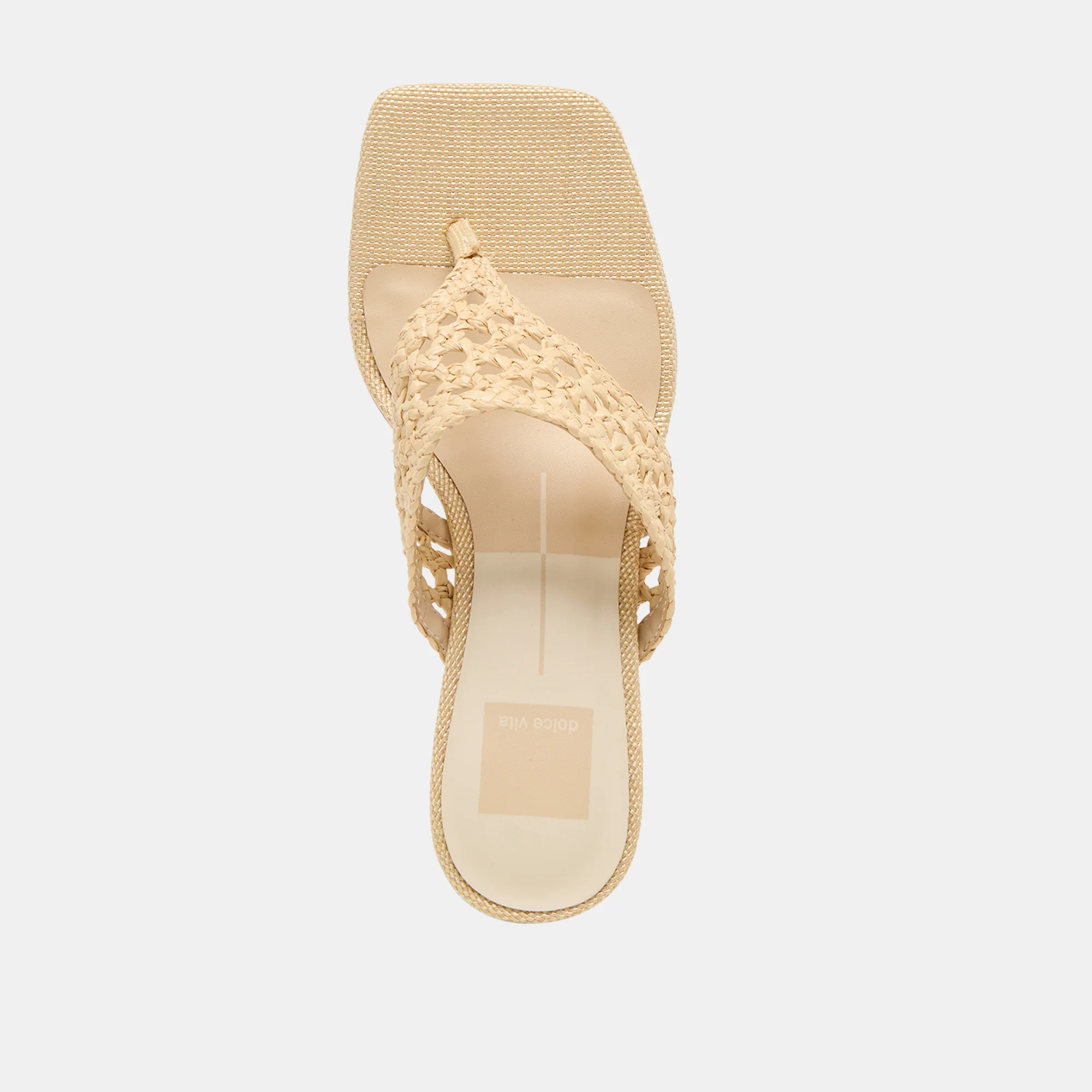 BARLO HEELS LT NATURAL WOVEN RAFFIA - Image 10