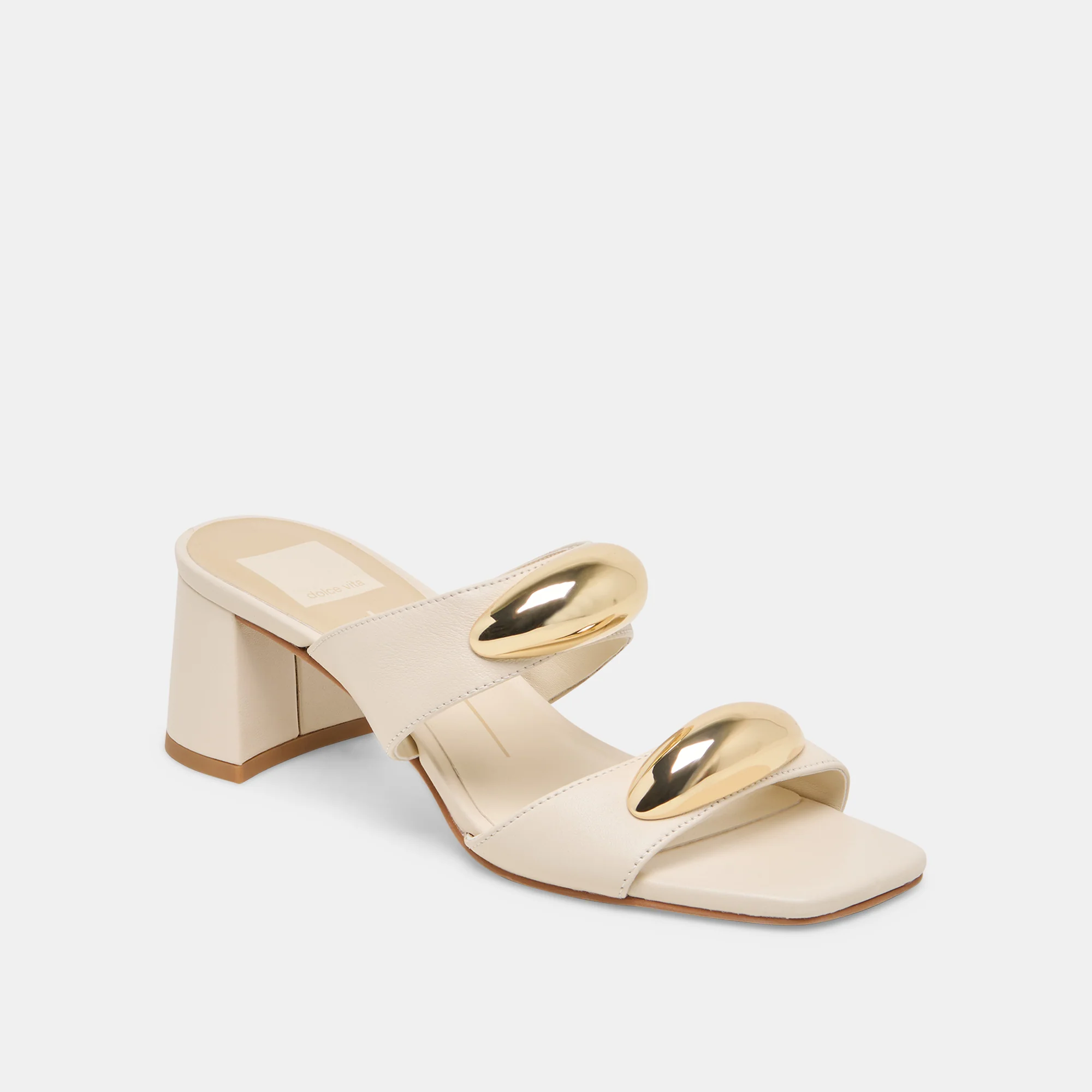 BARNET HEELS BONE LEATHER - Image 2