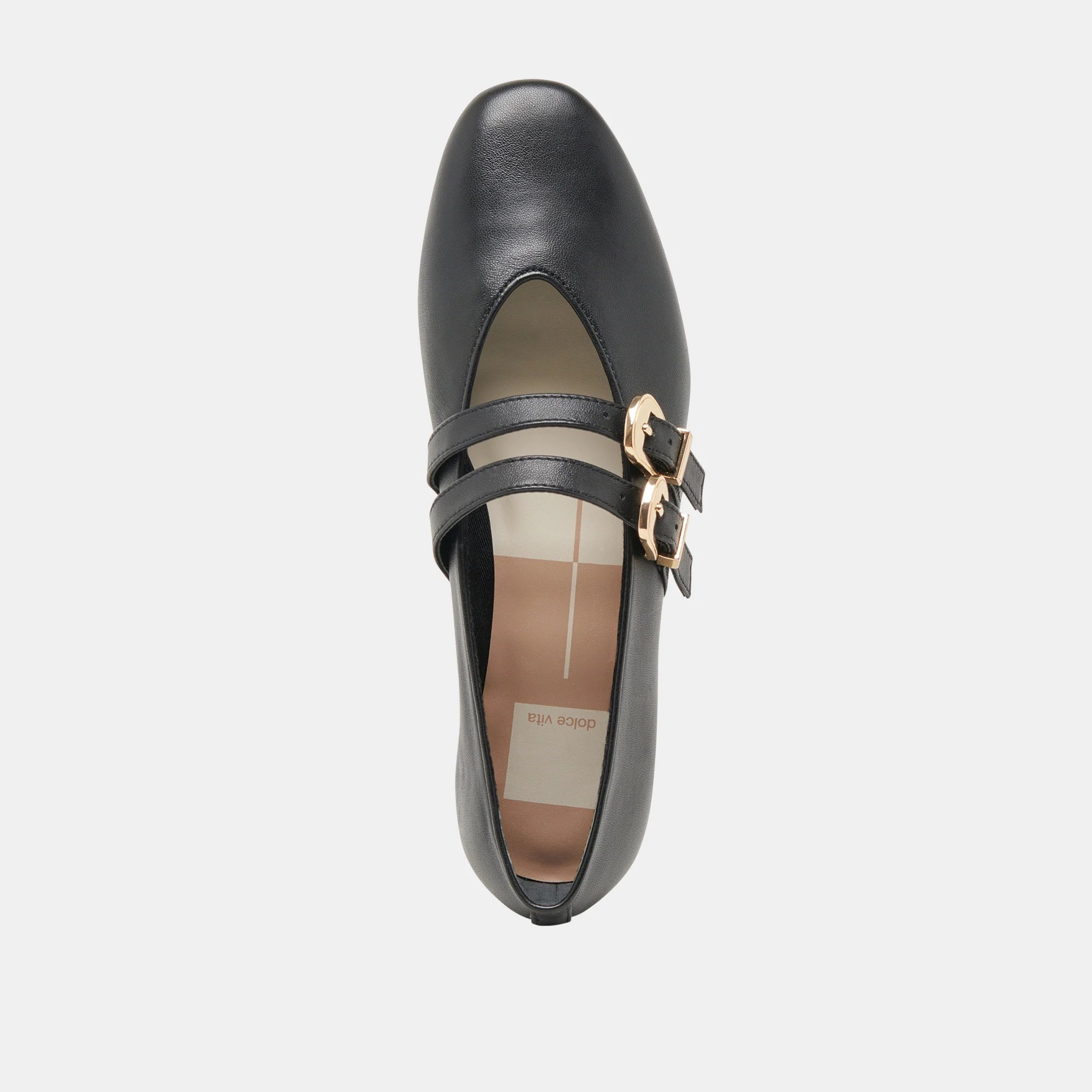 BAYLEE BALLET FLATS BLACK LEATHER - Image 14