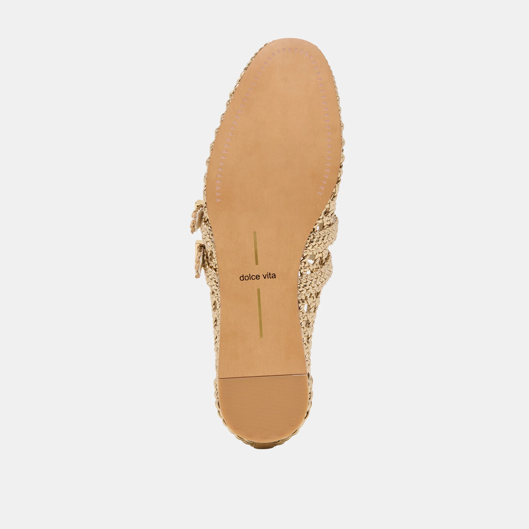 BAYLEE WOVEN BALLET FLATS GOLD WOVEN STELLA - Image 11