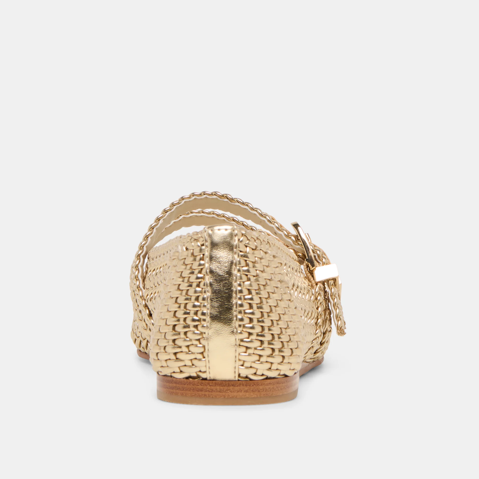 BAYLEE WOVEN BALLET FLATS GOLD WOVEN STELLA - Image 9