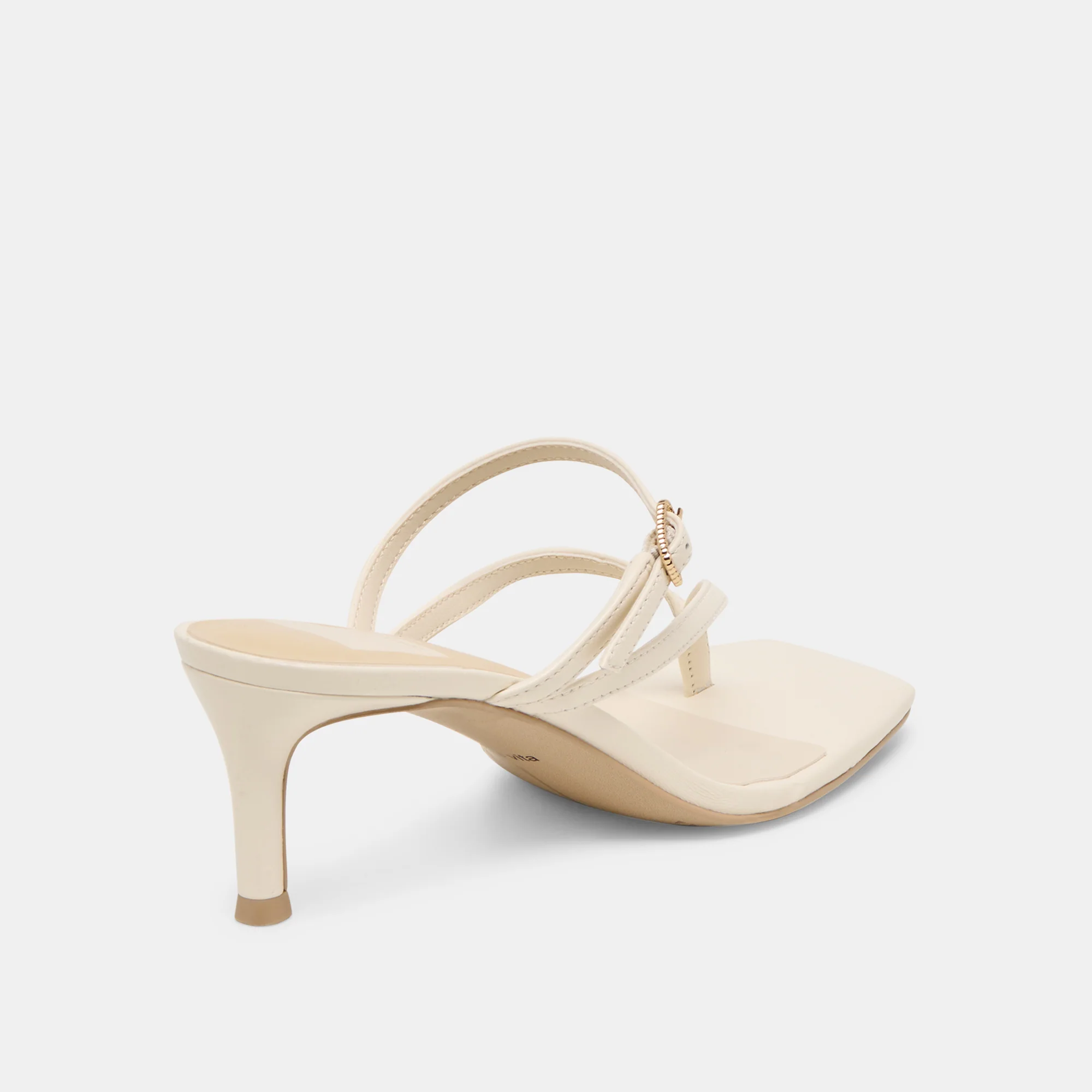 BIAGA HEELS OFF WHITE LEATHER - Image 3