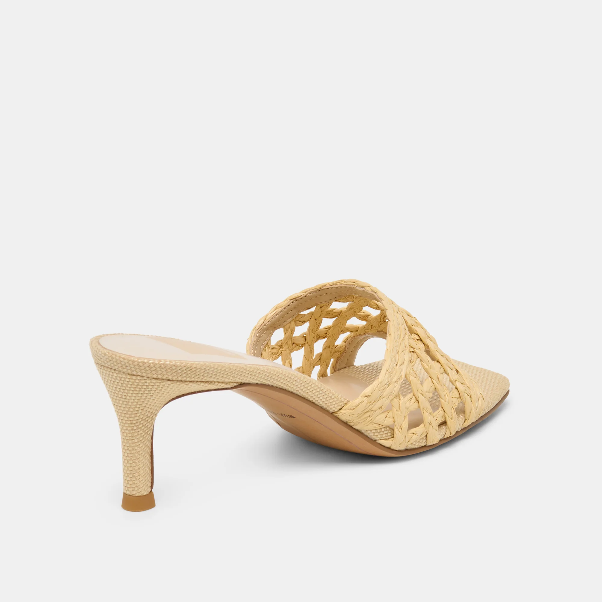 BOWEN HEELS LT NATURAL RAFFIA - Image 5
