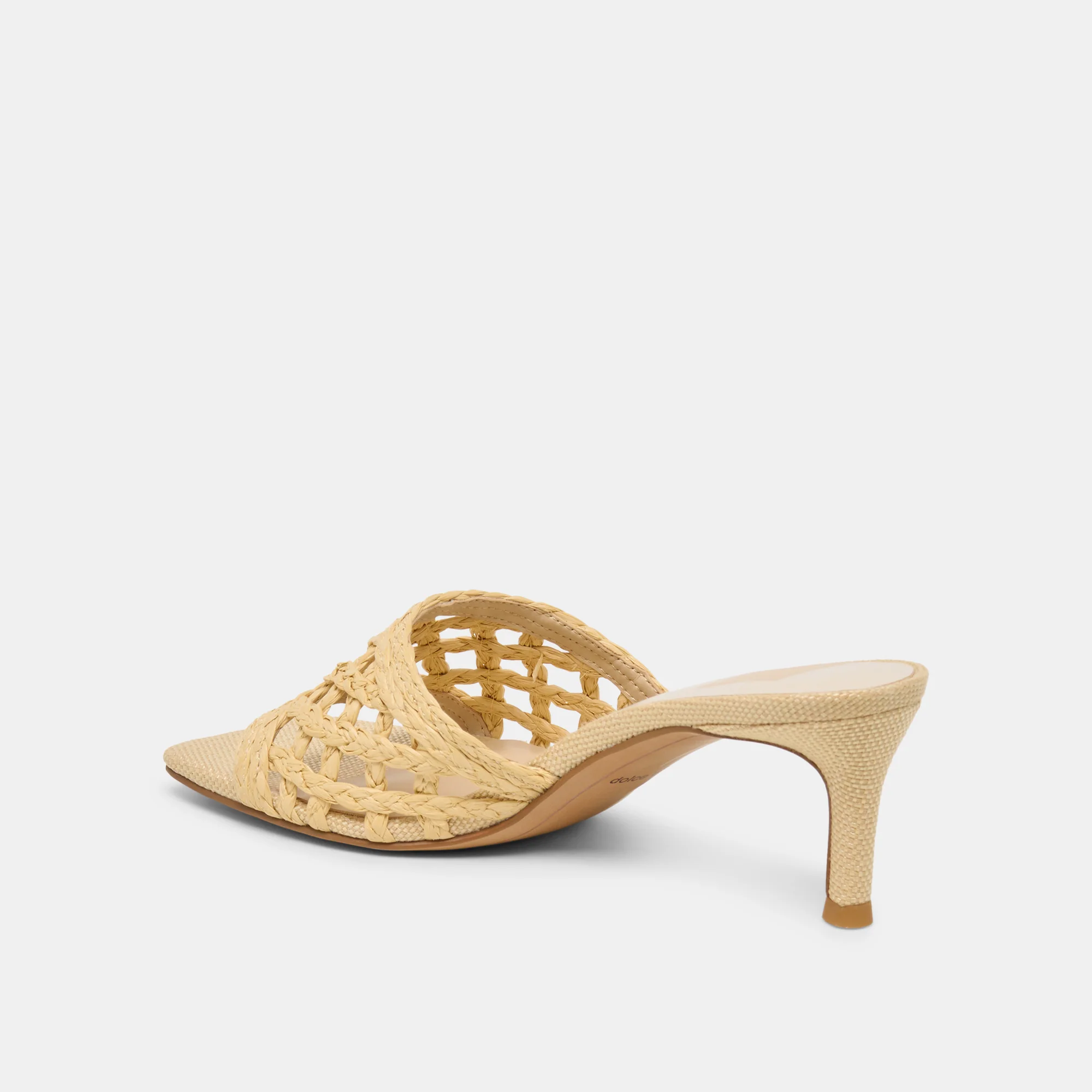 BOWEN HEELS LT NATURAL RAFFIA - Image 7