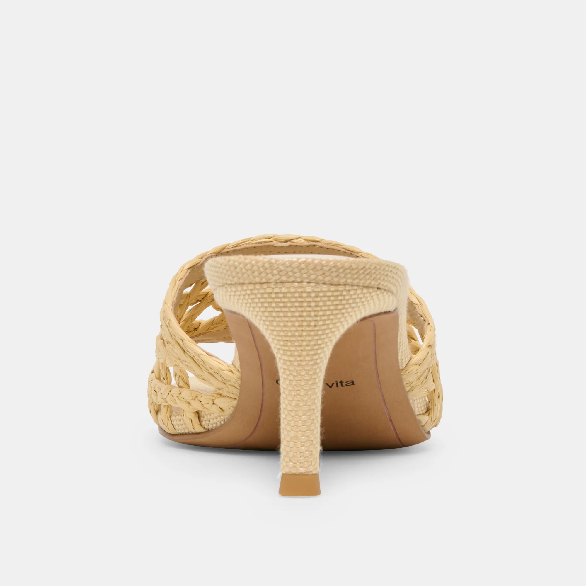 BOWEN HEELS LT NATURAL RAFFIA - Image 9