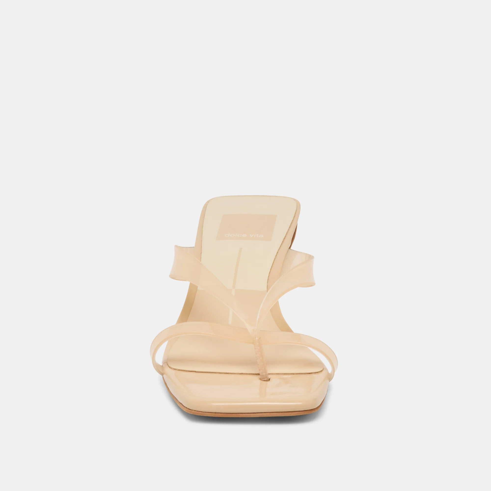 BREVEL VINYL WIDE HEELS PRALINE JELLY - Image 6