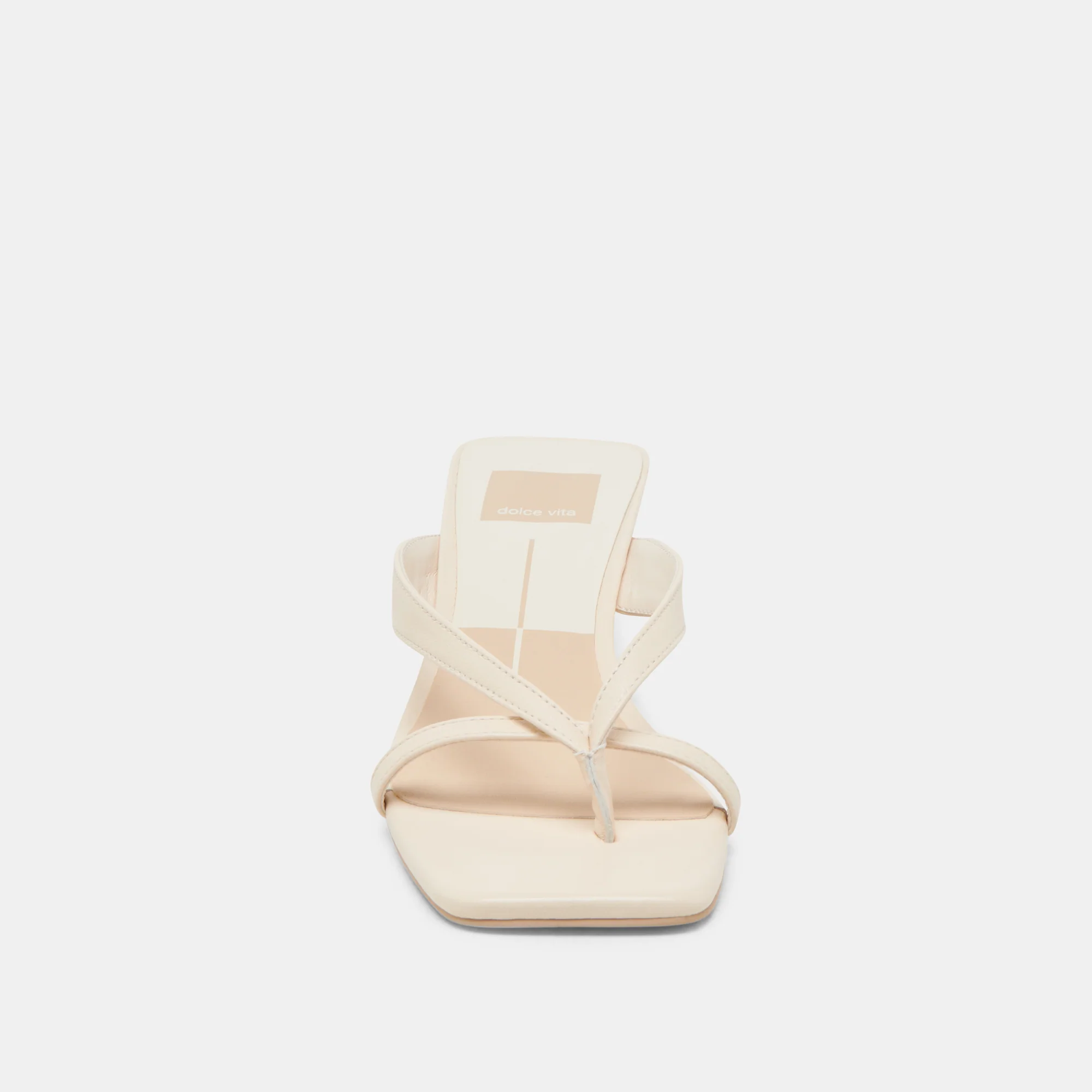 BREVEL WIDE HEELS BONE LEATHER - Image 6