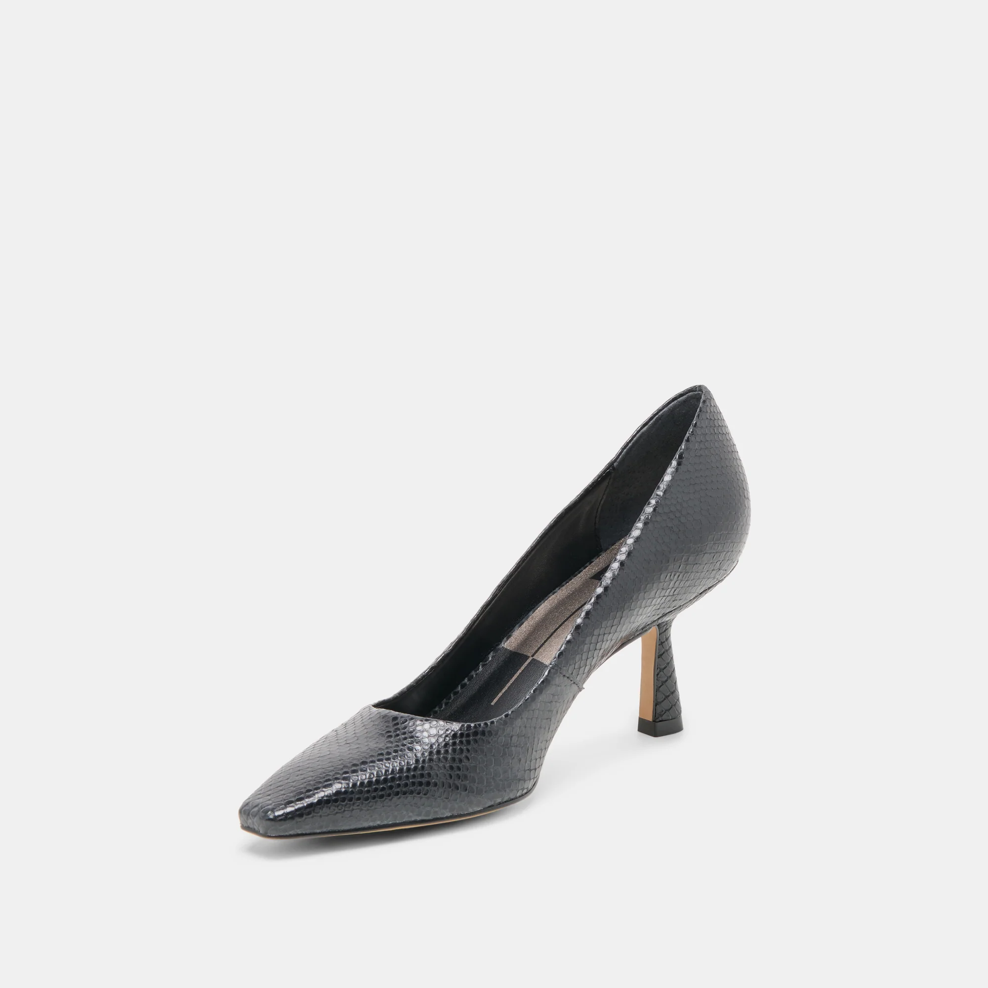 BRIONA HEELS ONYX EMBOSSED LEATHER - Image 7
