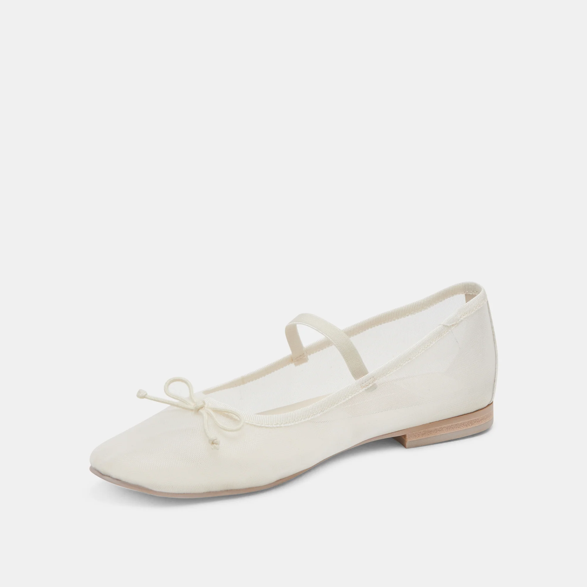 CADEL BALLET FLATS IVORY MESH - Image 11