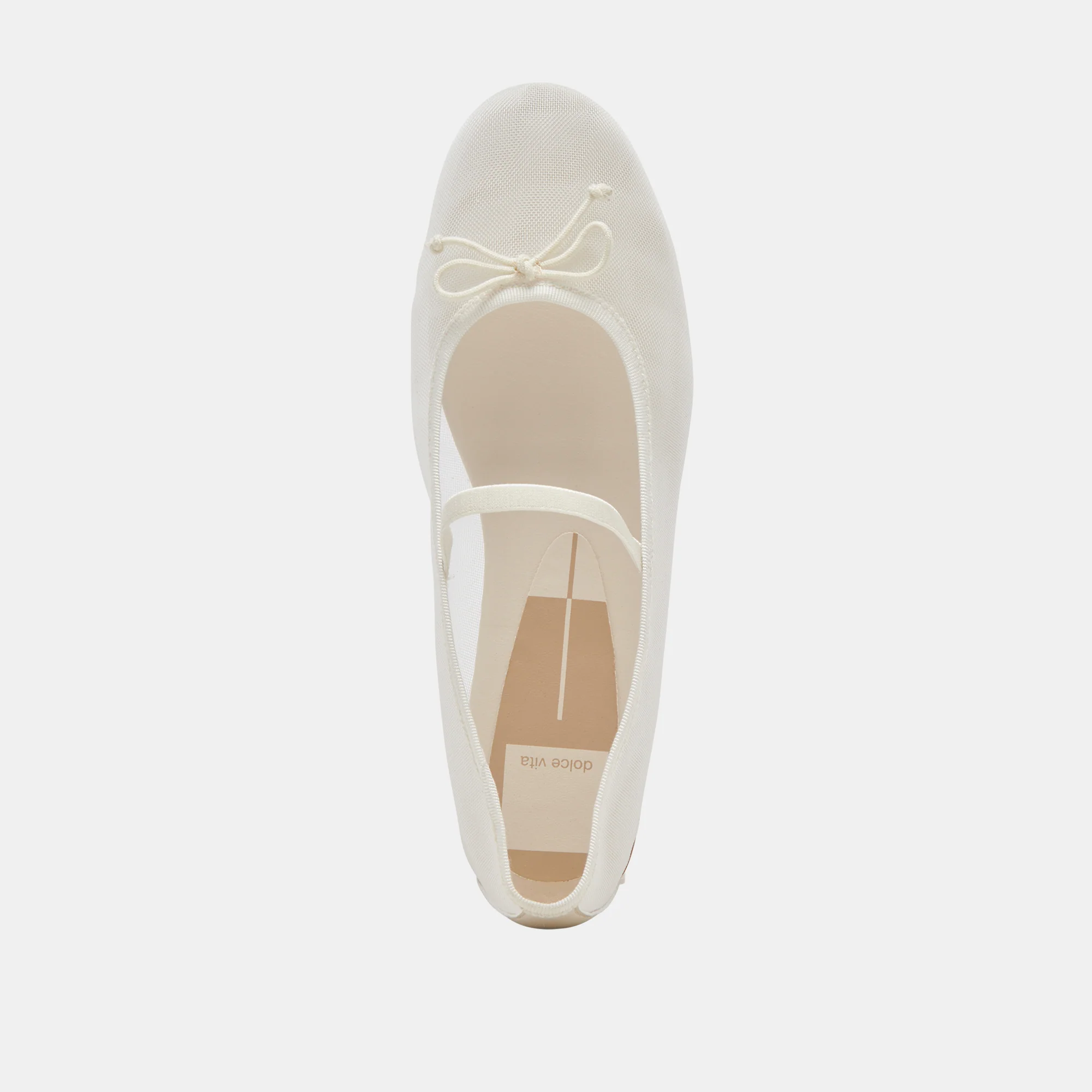 CADEL BALLET FLATS IVORY MESH - Image 15