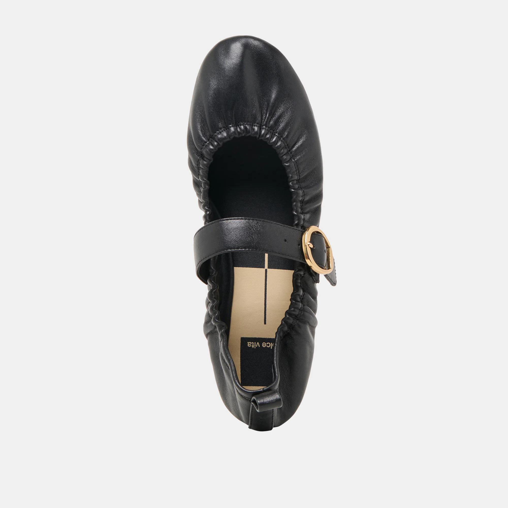CAELY BALLET FLATS BLACK LEATHER - Image 11