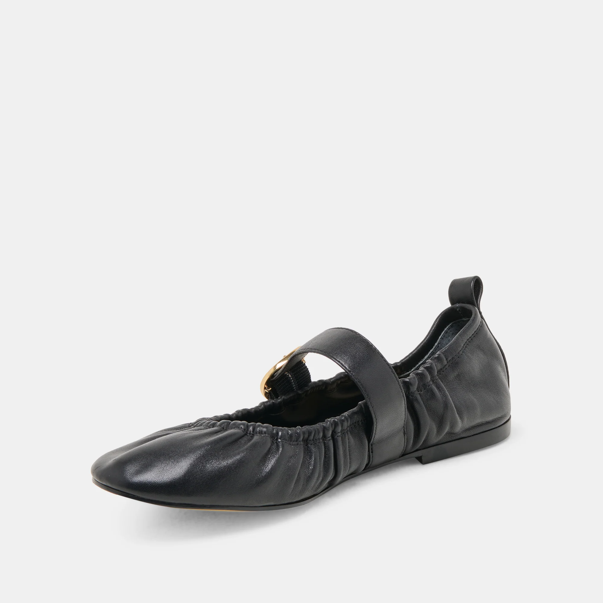 CAELY BALLET FLATS BLACK LEATHER - Image 7