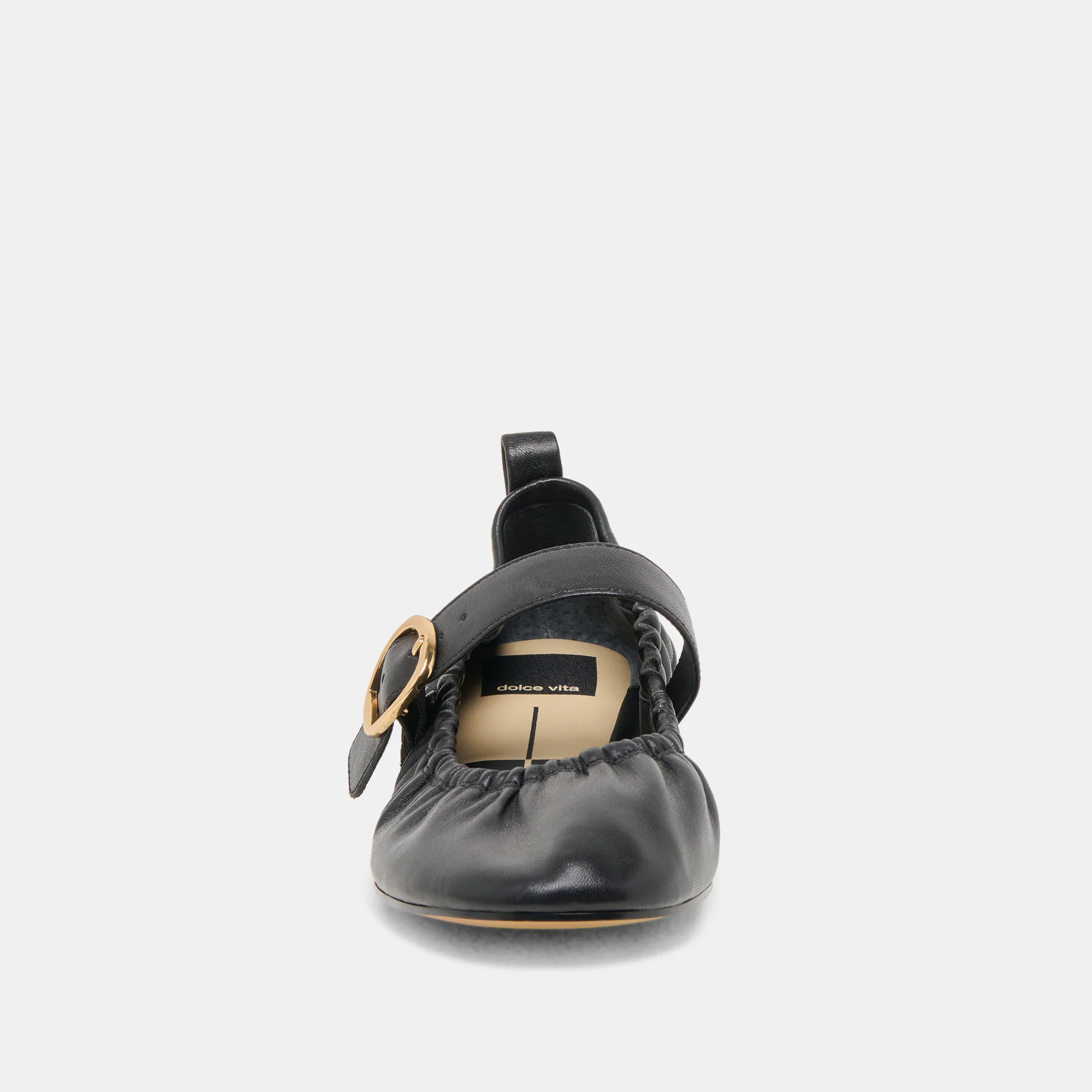 CAELY BALLET FLATS BLACK LEATHER - Image 9