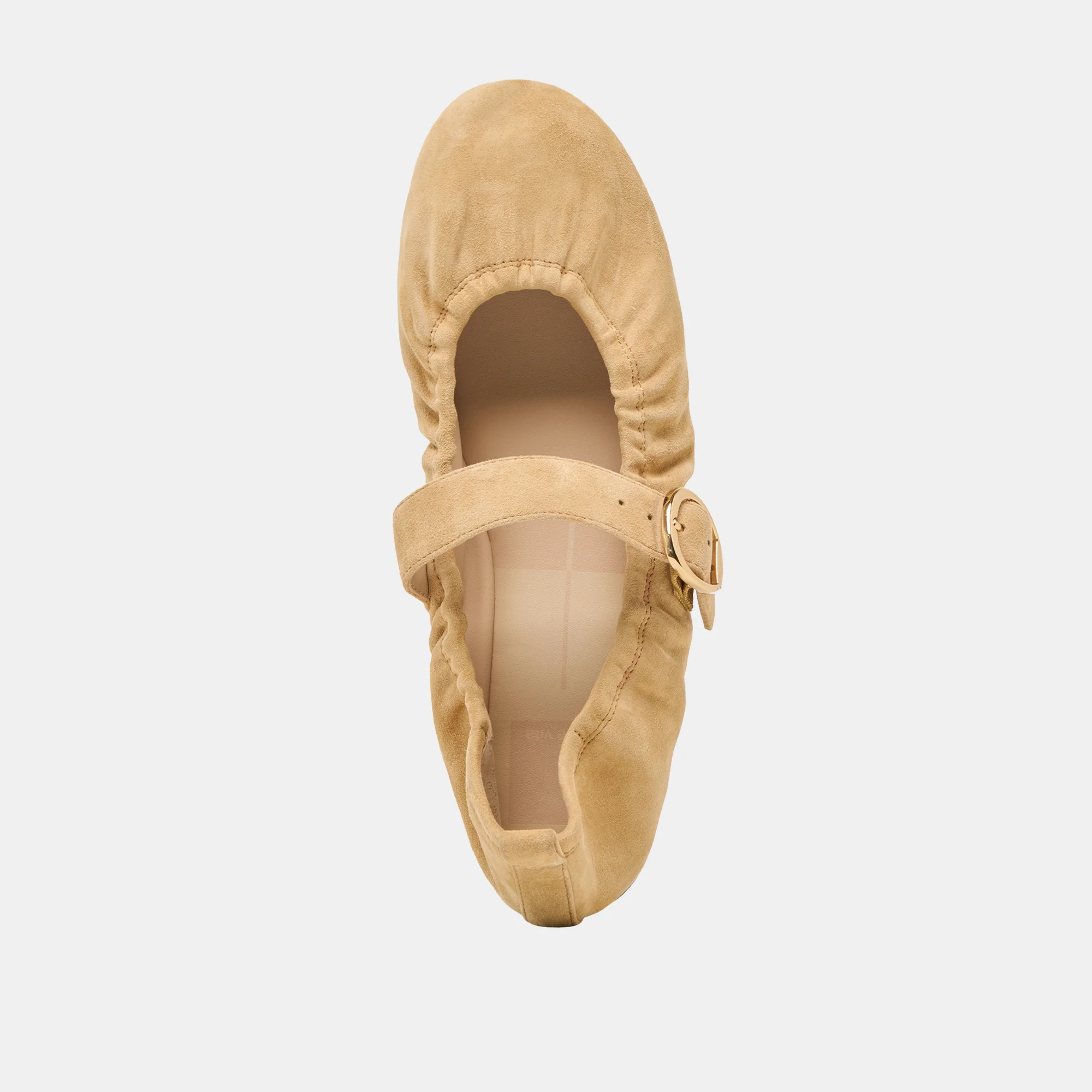 CAELY BALLET FLATS HONEY SUEDE - Image 8