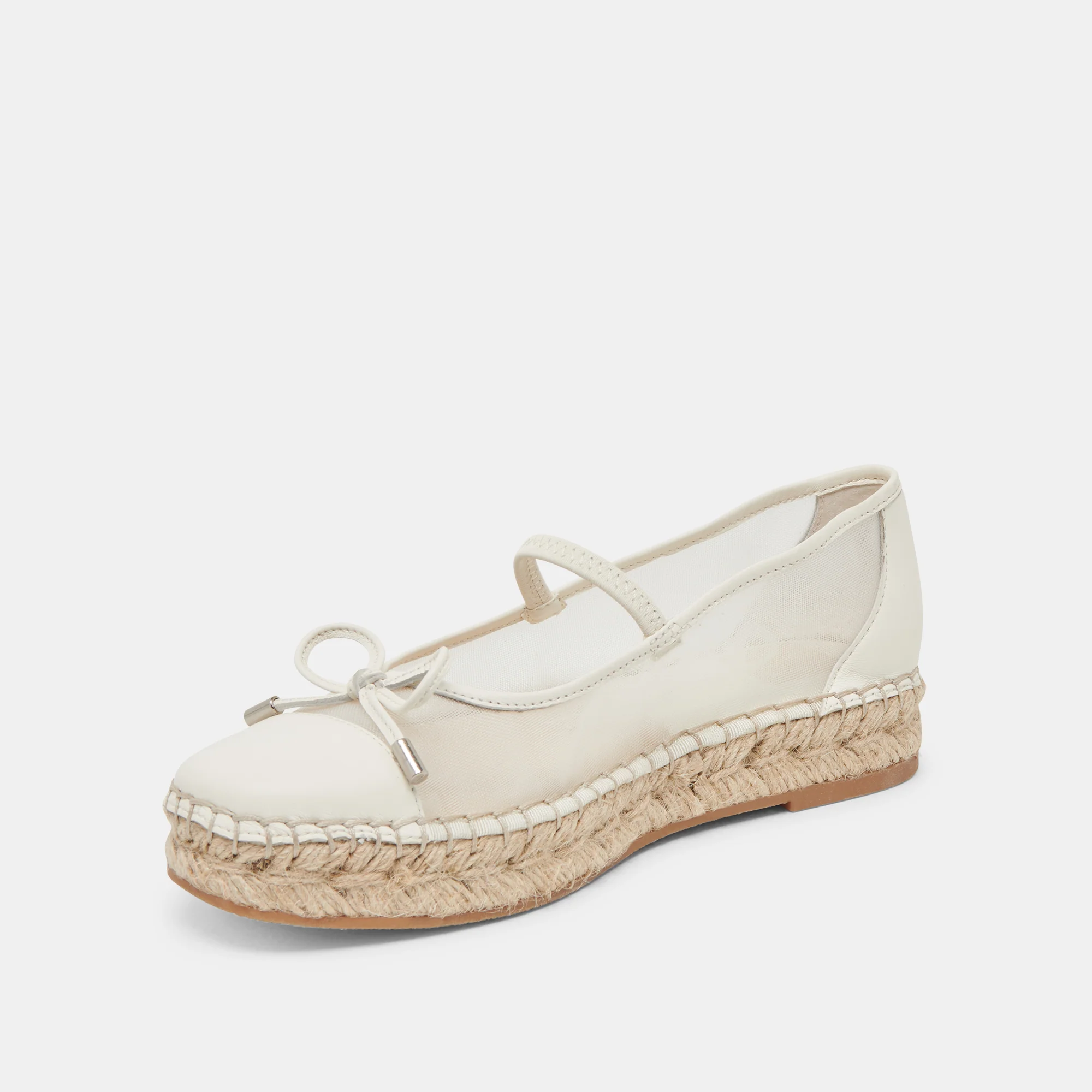 CAMBRE BALLET FLATS WHITE MESH - Image 8