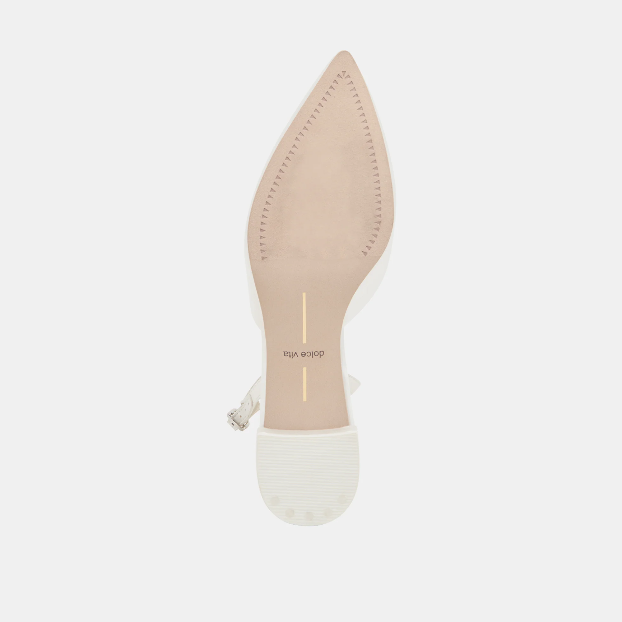 CAREL WIDE HEELS TRUE WHITE SATIN - Image 9