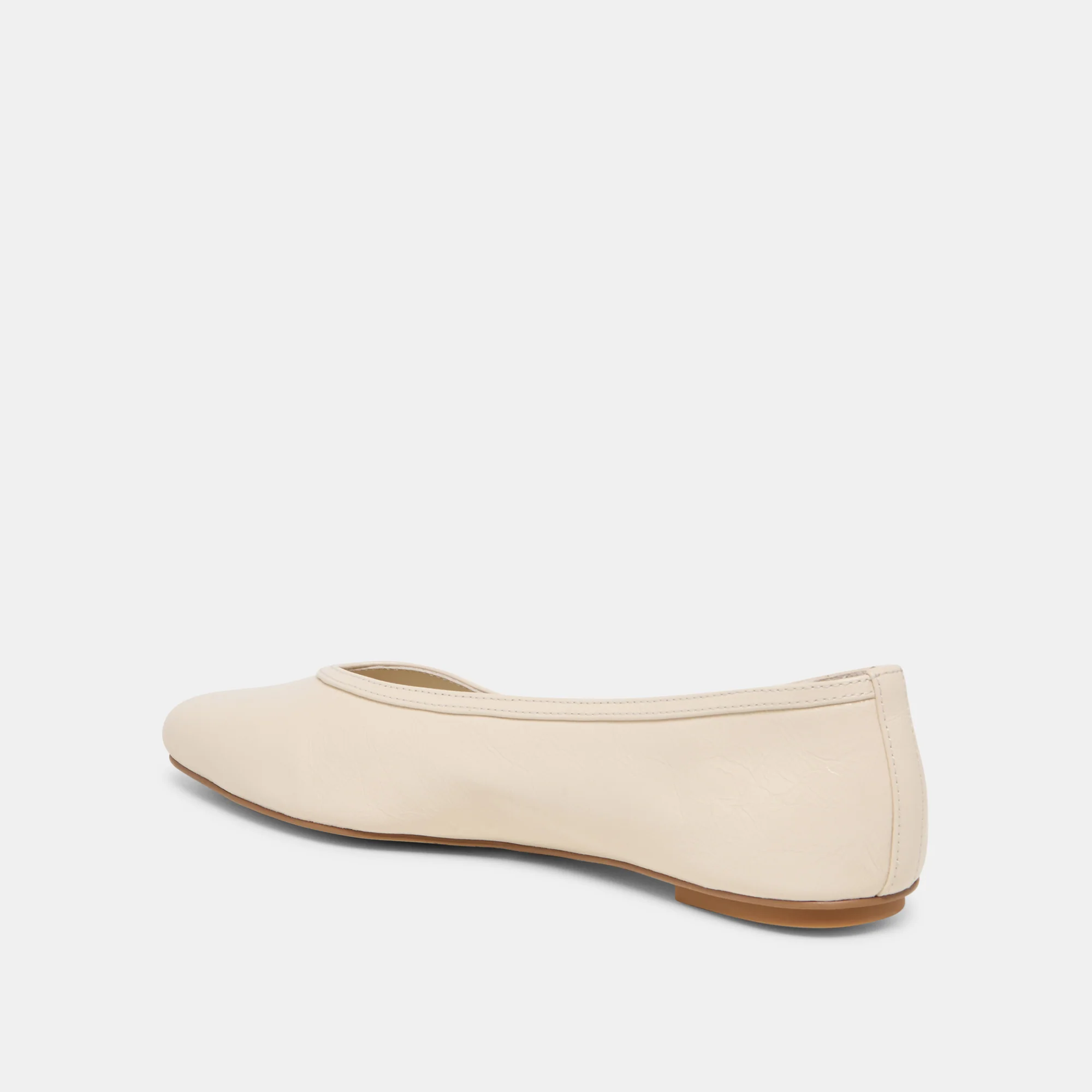 CARET BALLET FLATS BONE LEATHER - Image 5
