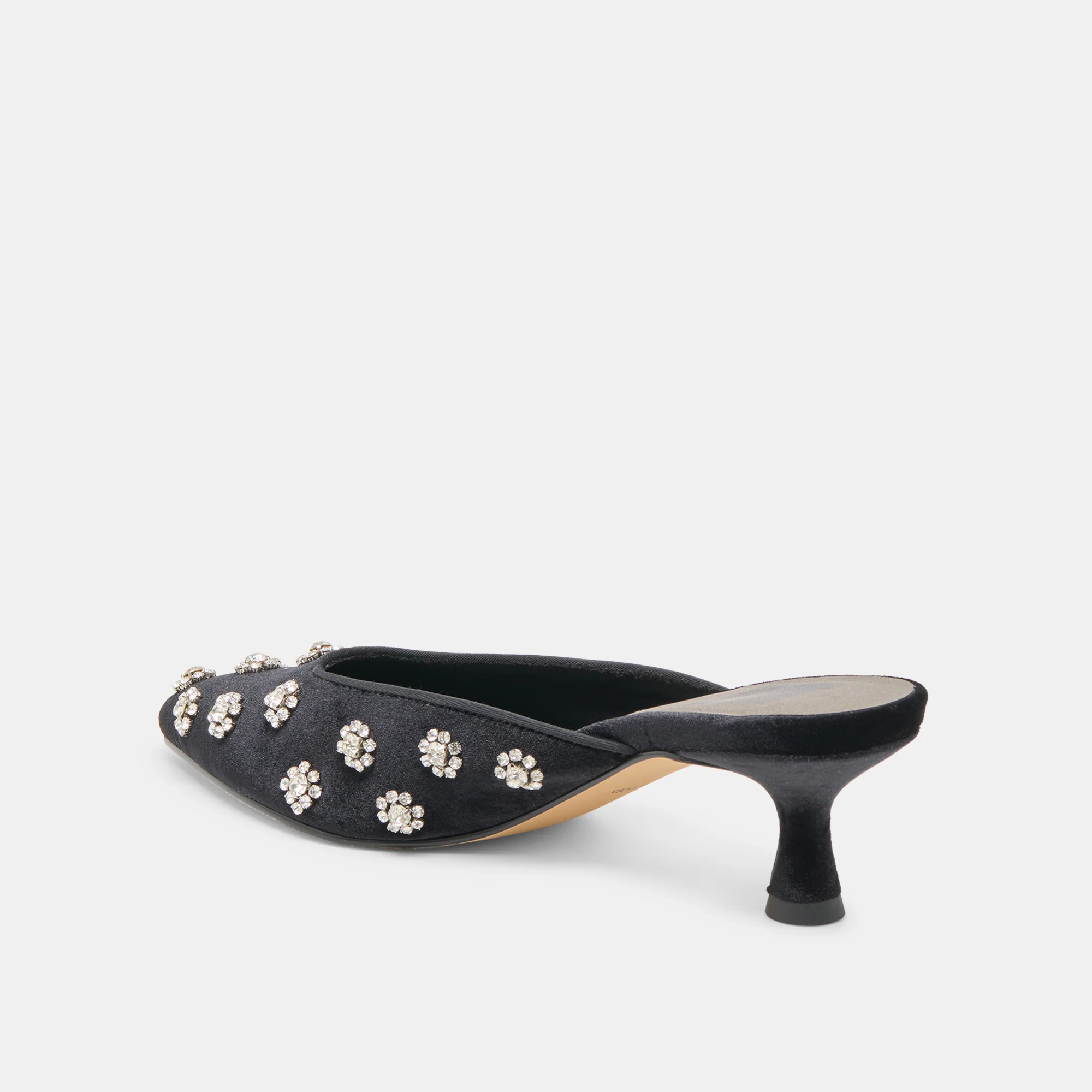 CLARA HEELS NERO VELVET - Image 5