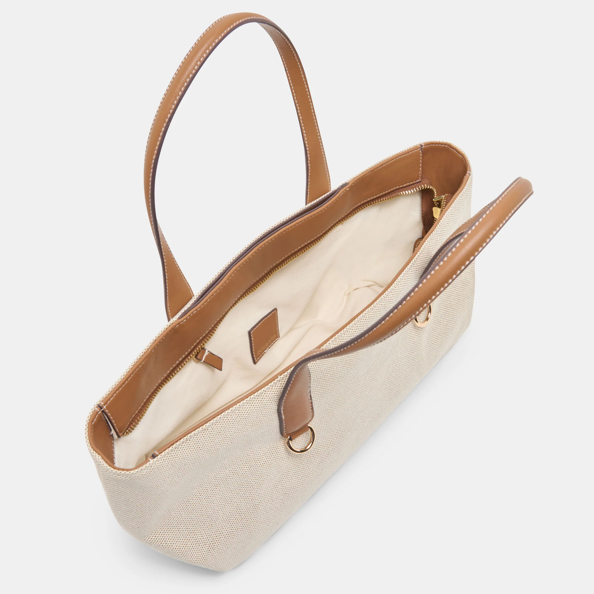 CLARINA SHOULDER BAG NATURAL CANVAS - Image 3