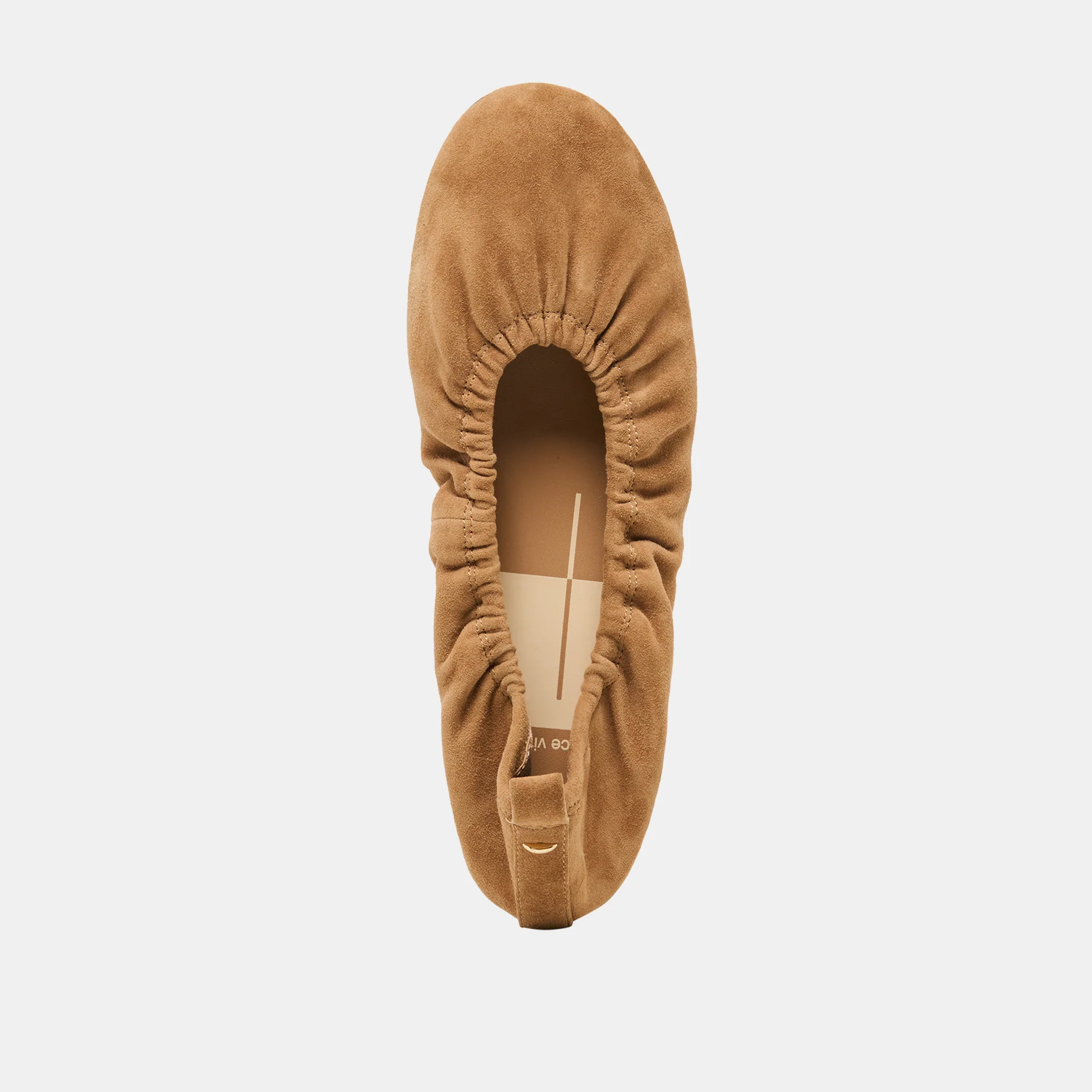 CONRAD BALLET FLATS LT BROWN SUEDE - Image 8
