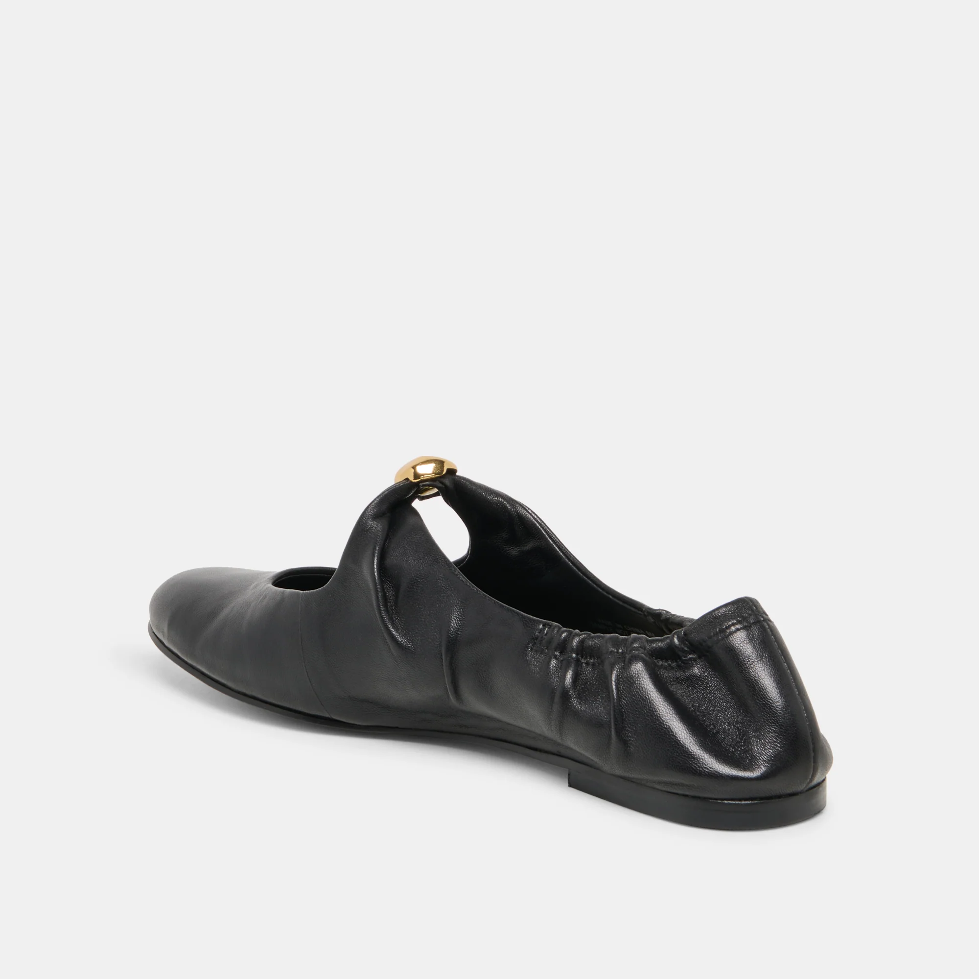 CORNEL FLATS BLACK LEATHER - Image 7