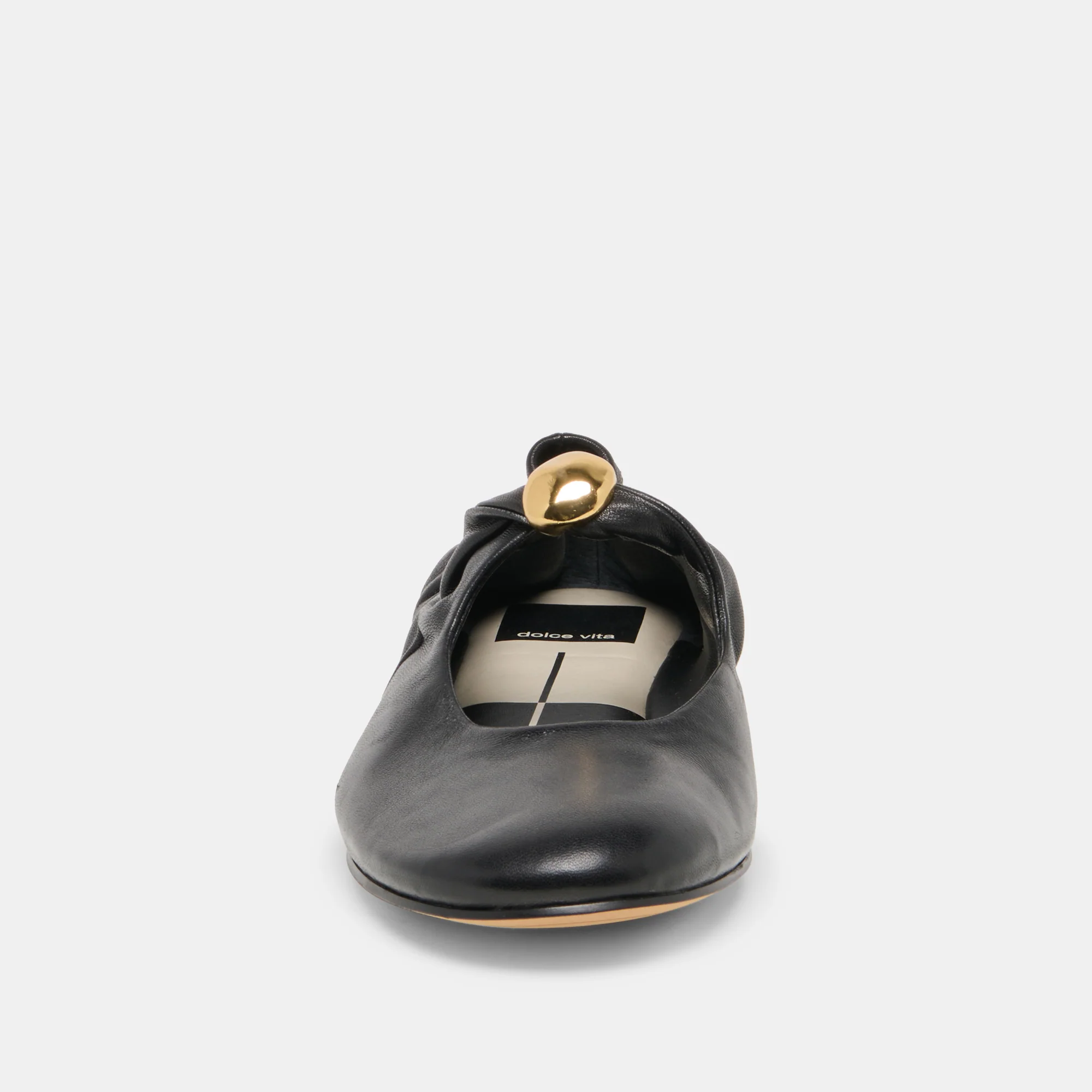 CORNEL FLATS BLACK LEATHER - Image 8