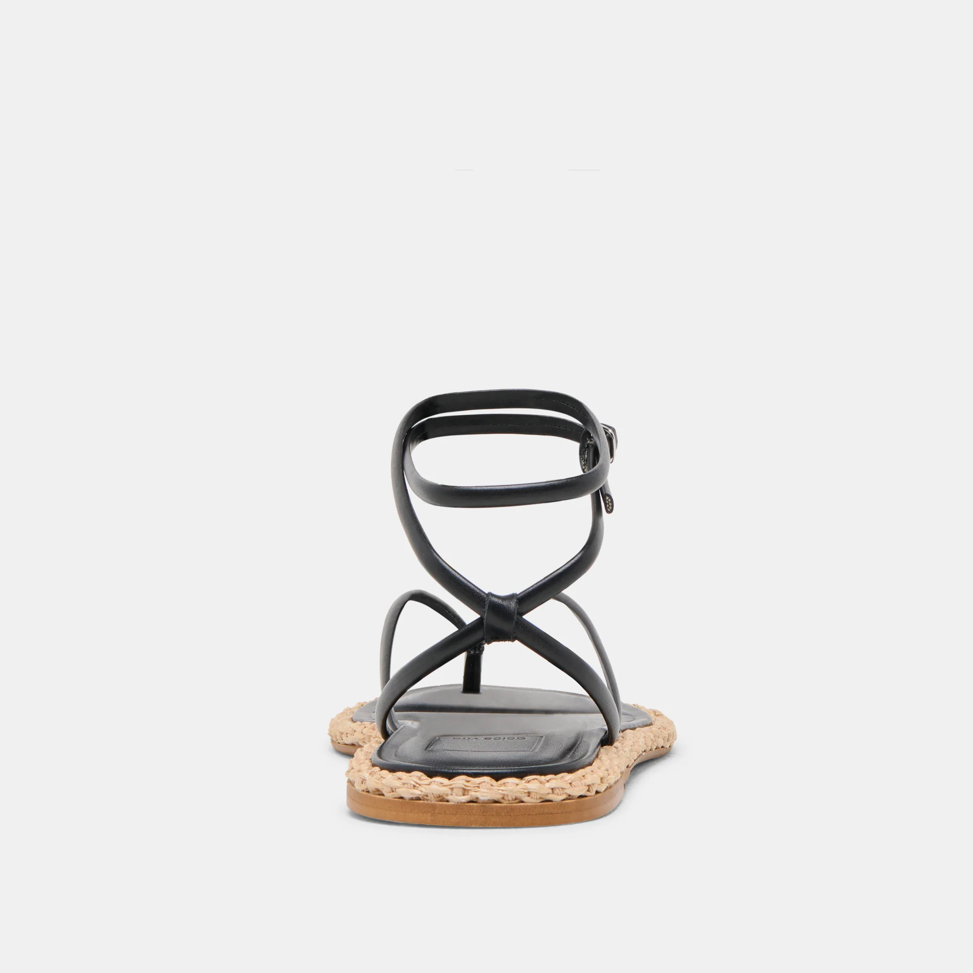COVE SANDALS BLACK LEATHER - Image 8