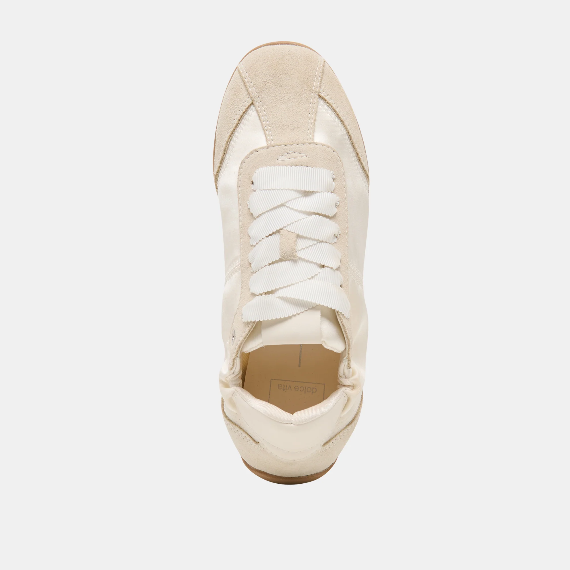 DAKODA SNEAKERS OFF WHITE SATIN - Image 10
