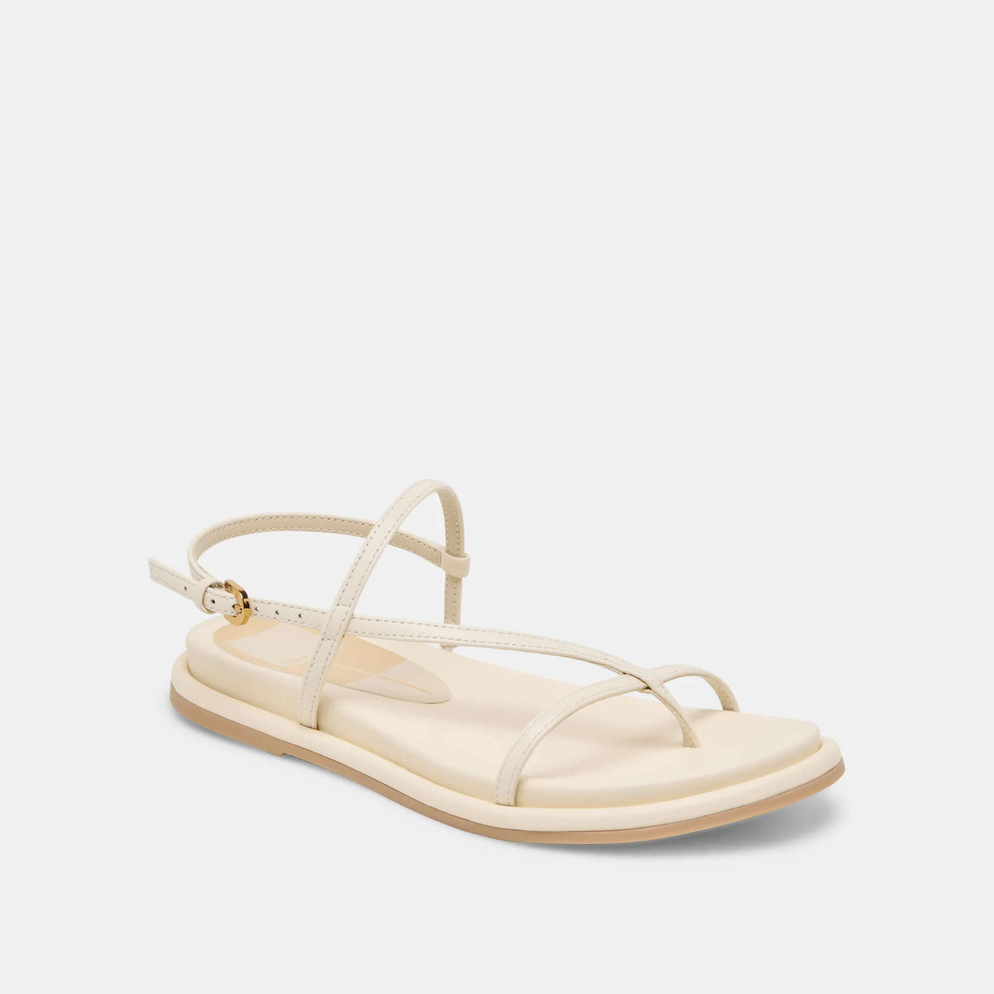 DALLEN SANDALS OFF WHITE LEATHER - Image 2