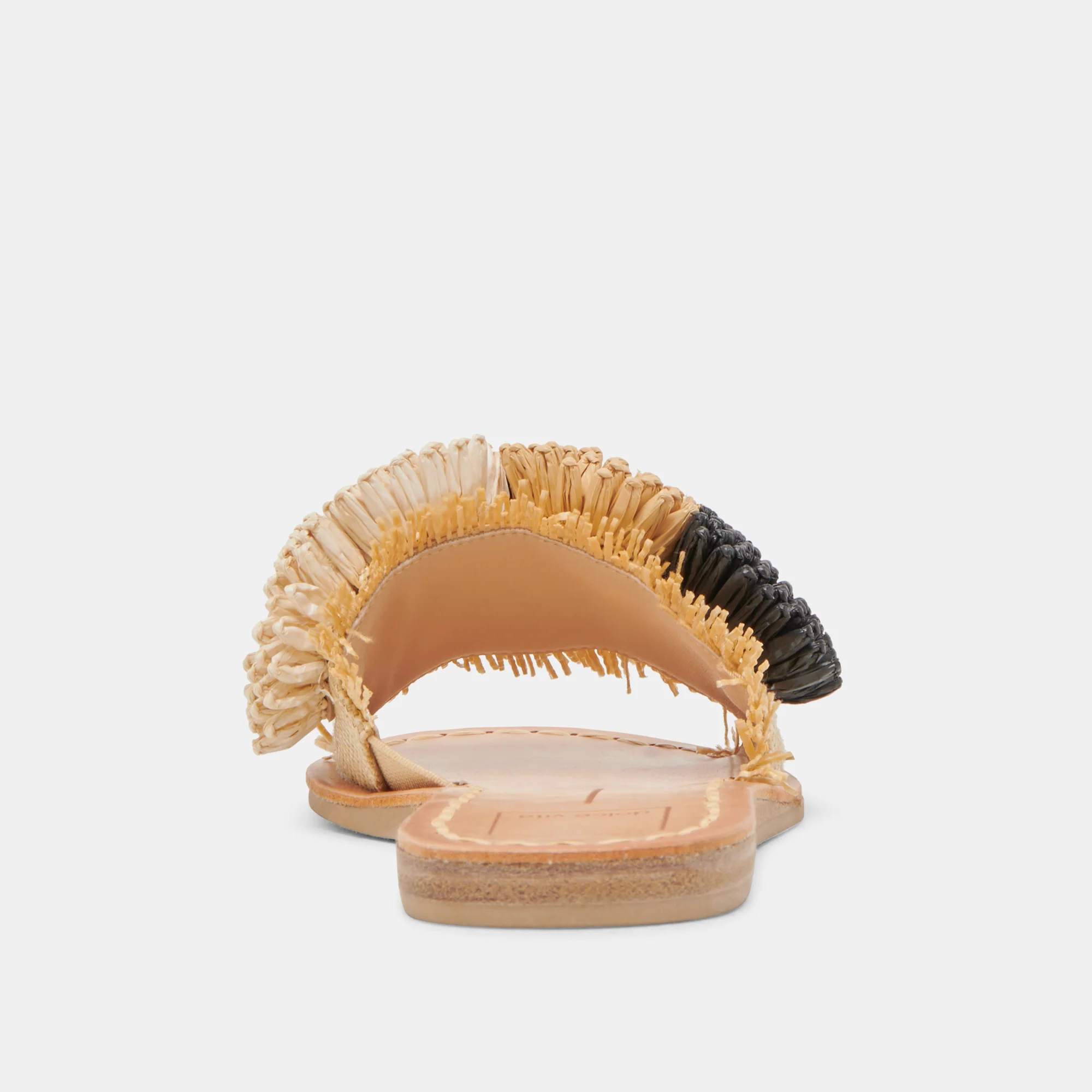 DANELA SANDALS BLACK NATURAL RAFFIA - Image 9