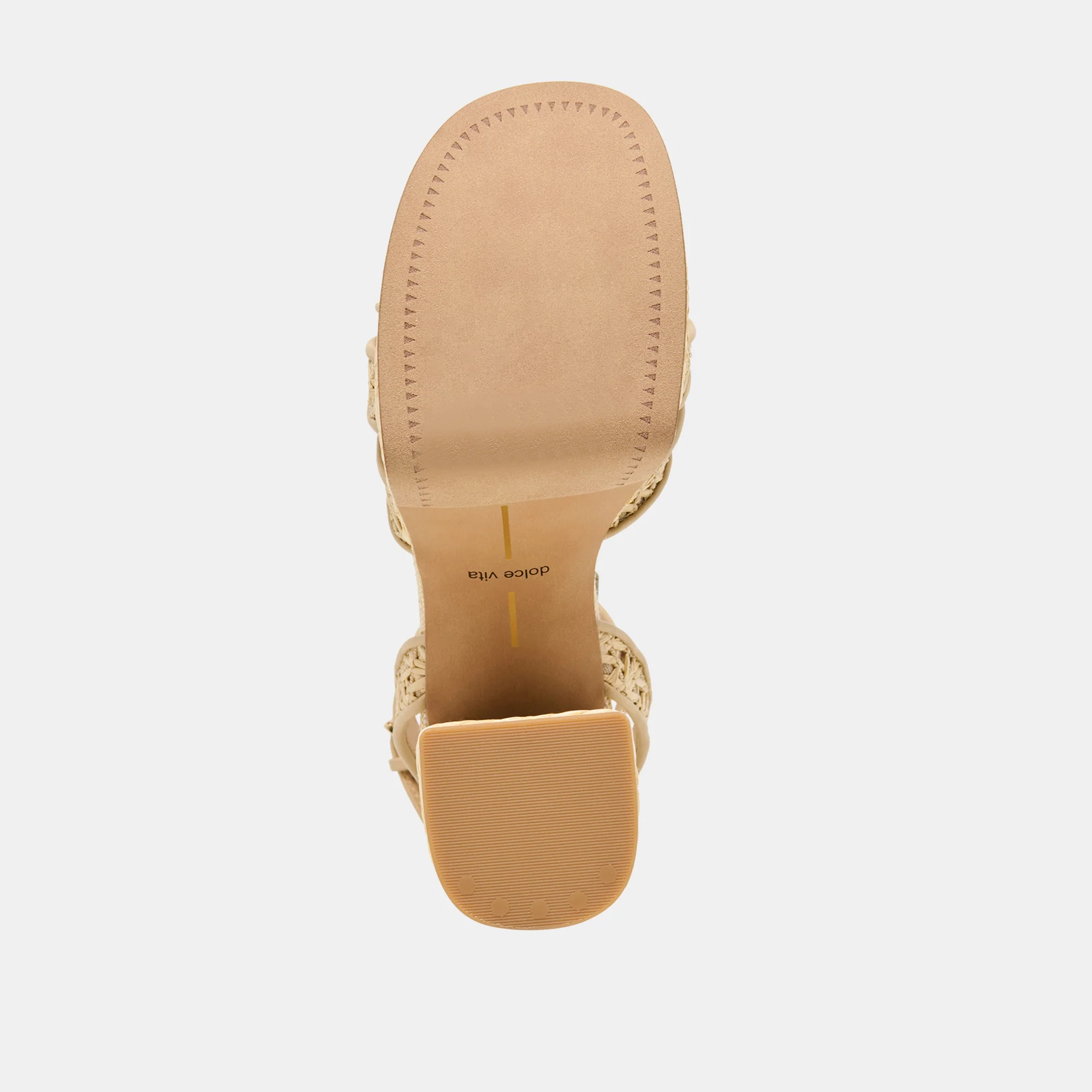 DANILA HEELS LT NATURAL CROSS HATCH RAFFIA - Image 10
