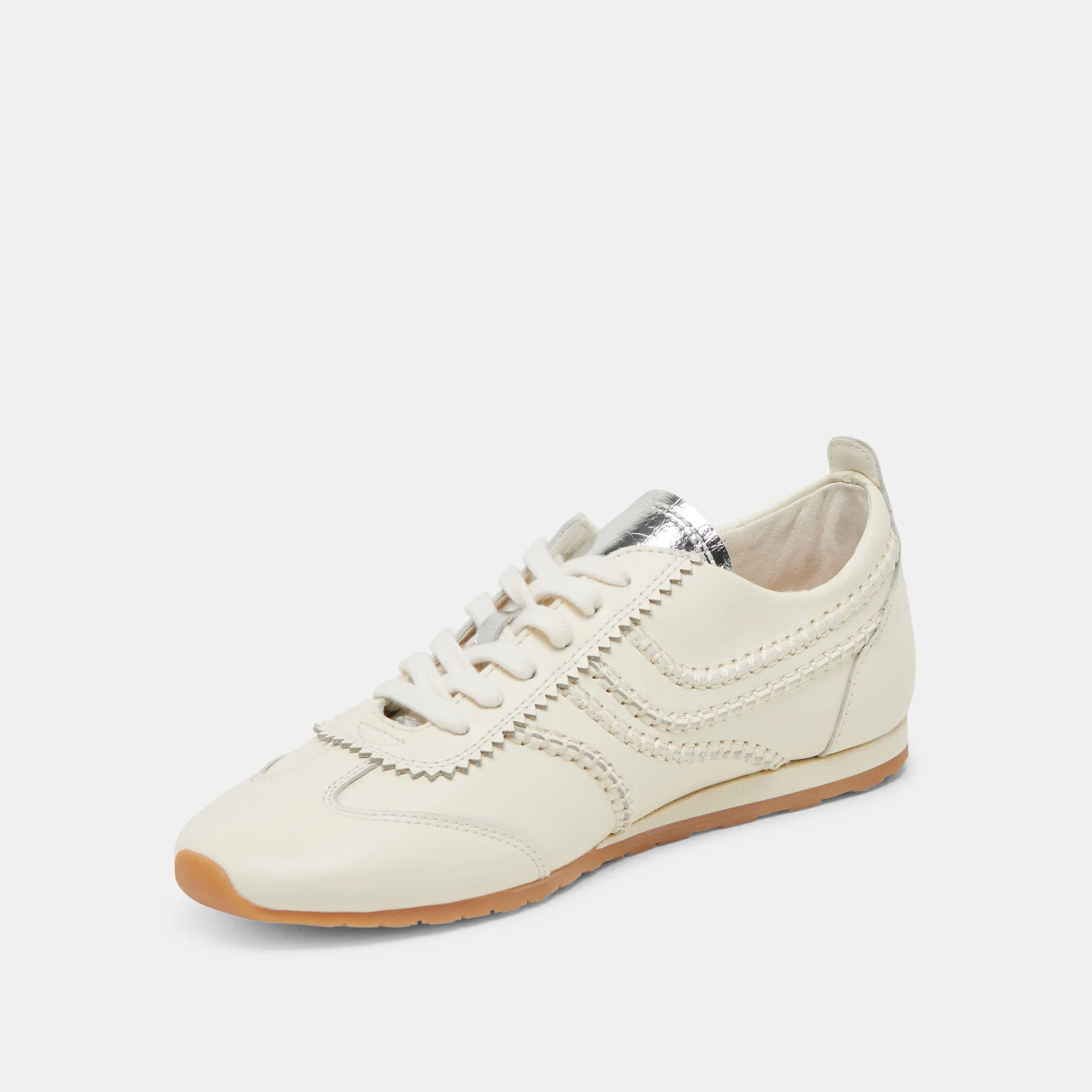 DELANY SNEAKERS OFF WHITE LEATHER - Image 6