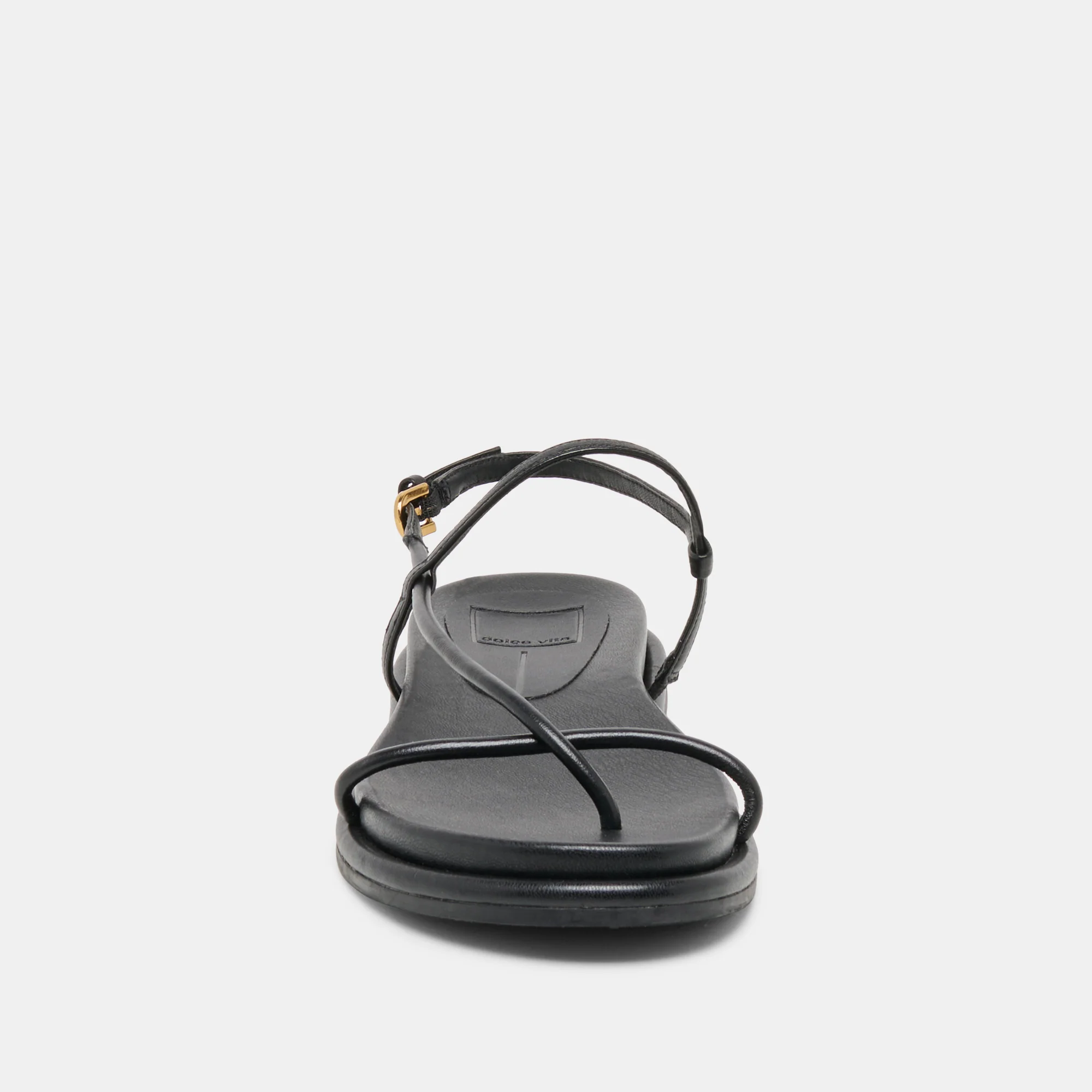 DOM SANDALS BLACK LEATHER - Image 6
