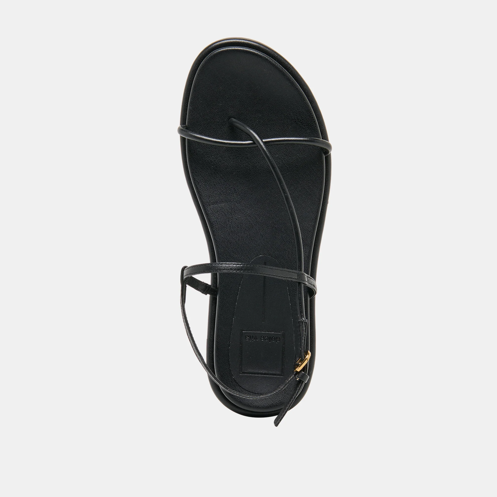 DOM SANDALS BLACK LEATHER - Image 8