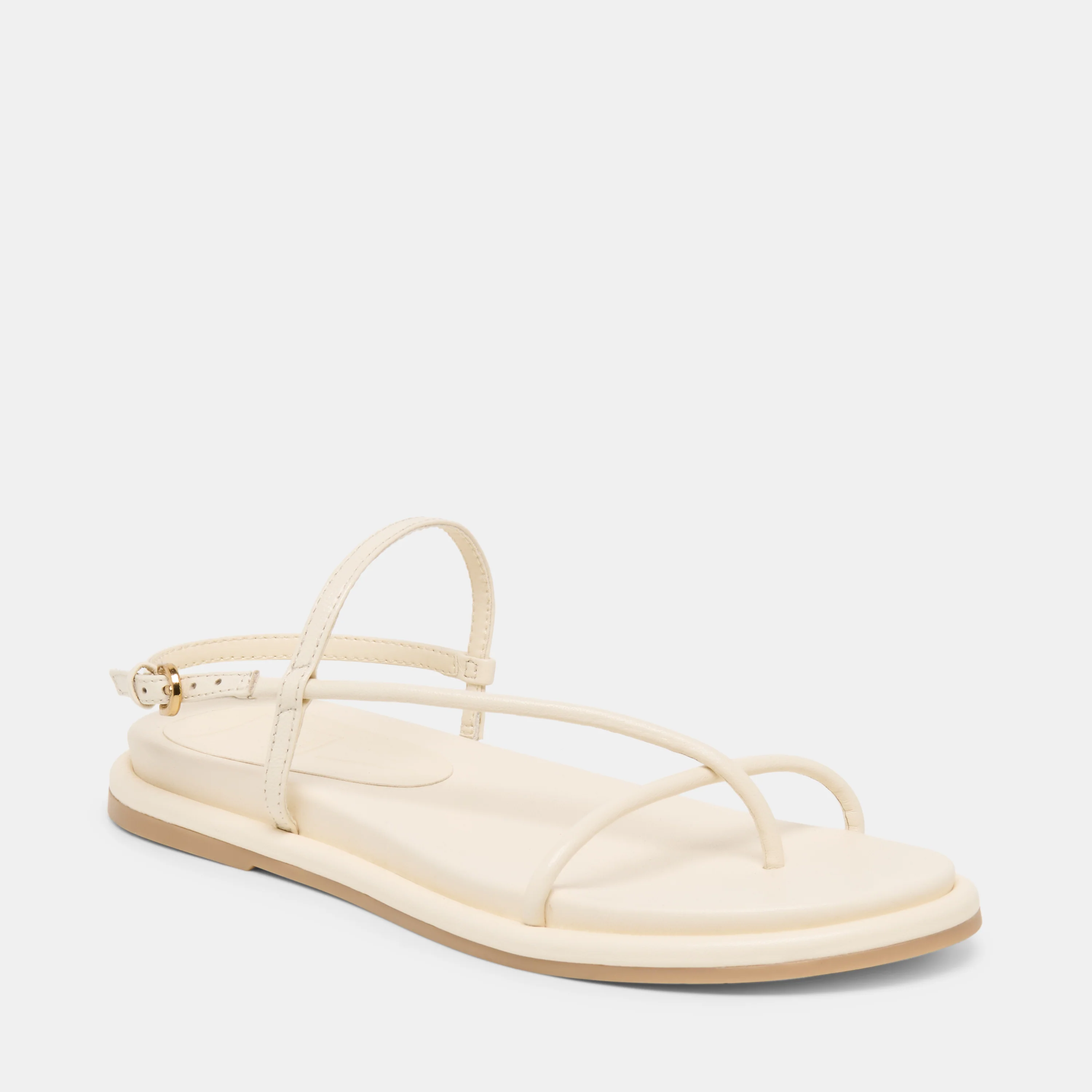 DOM SANDALS OFF WHITE LEATHER - Image 2