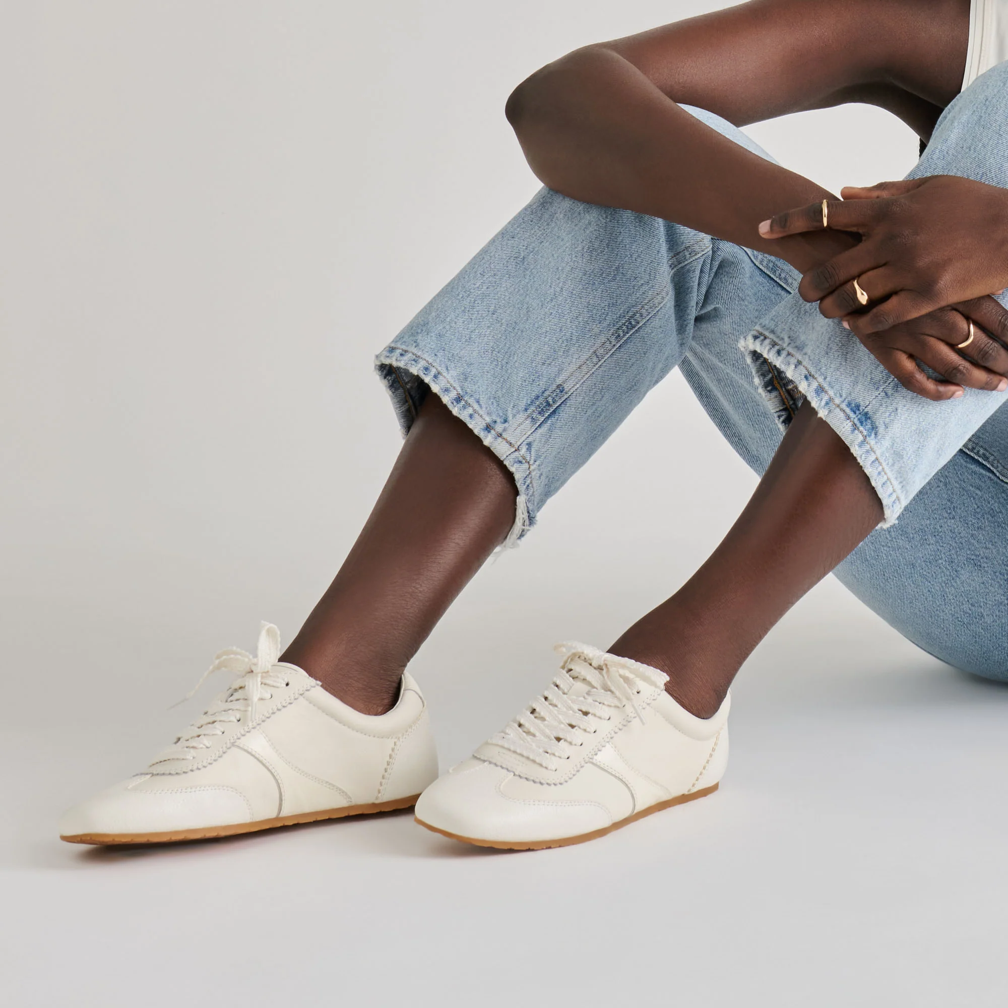 DORIE SNEAKERS WHITE LEATHER - Image 4