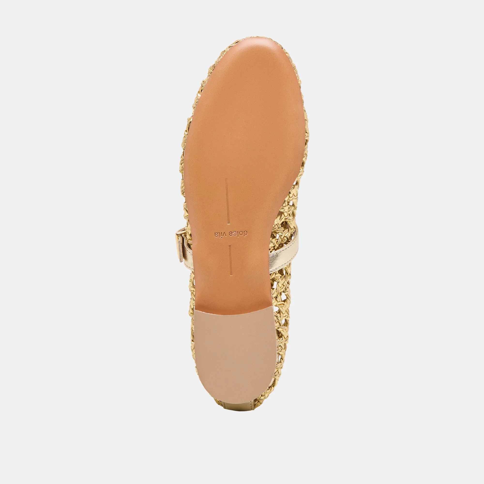 DOVER BALLET FLATS GOLD WOVEN STELLA - Image 10