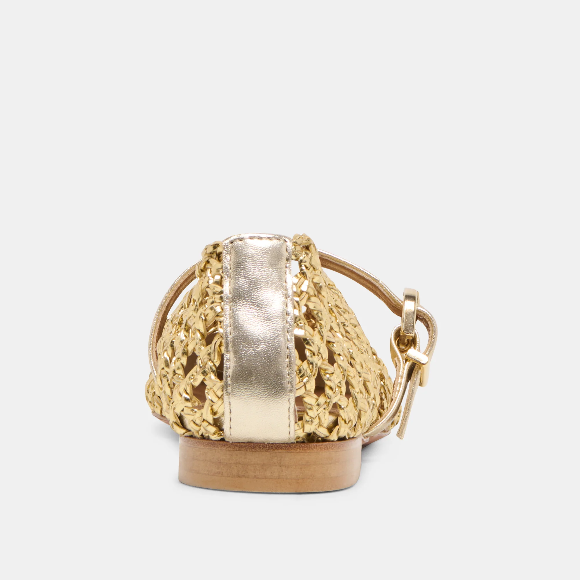 DOVER BALLET FLATS GOLD WOVEN STELLA - Image 8
