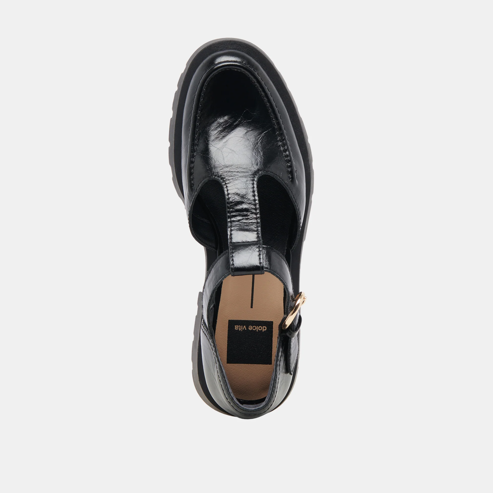 EMILIO FLATS MIDNIGHT CRINKLE PATENT LEATHER - Image 12