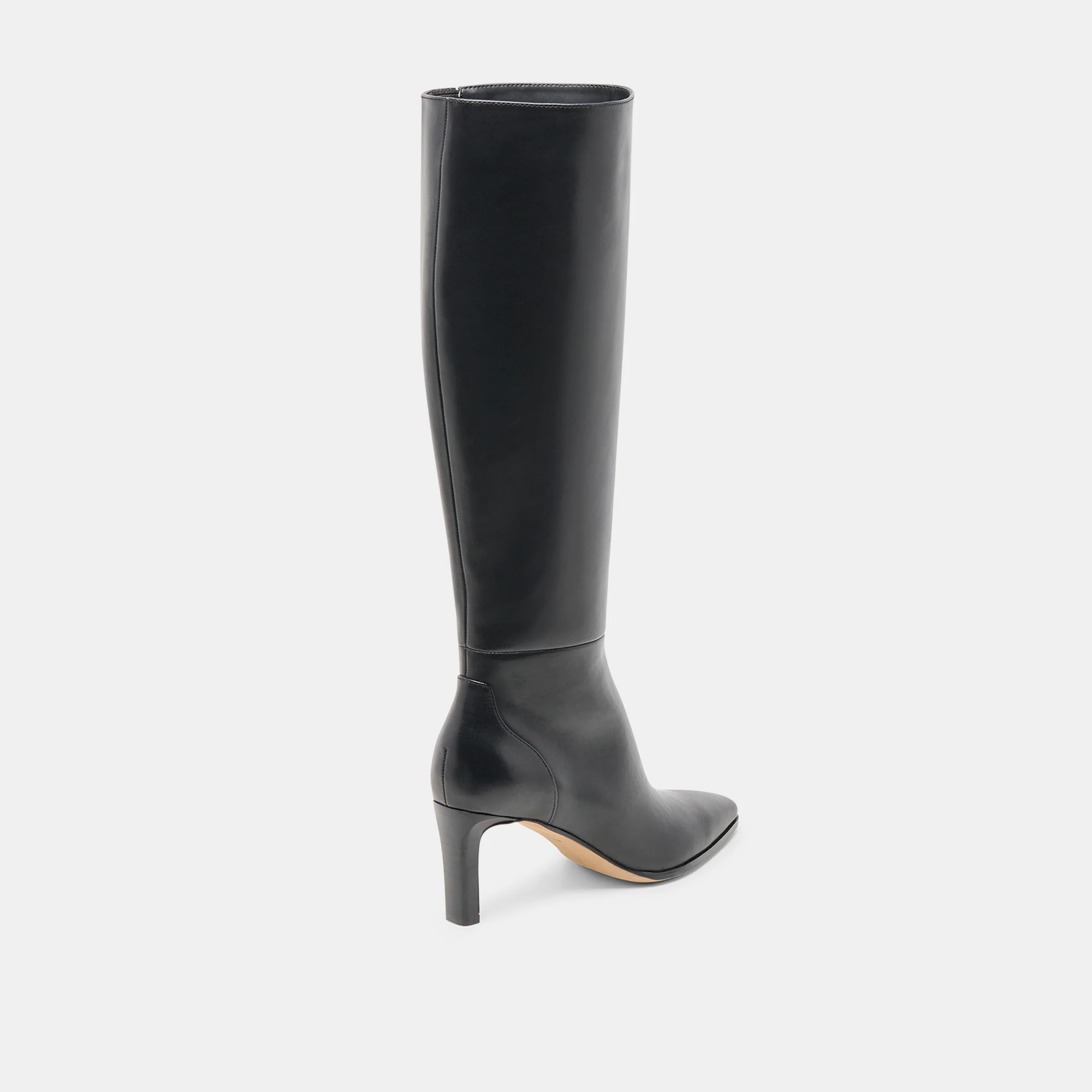 EMMI NARROW CALF BOOTS BLACK LEATHER - Image 5